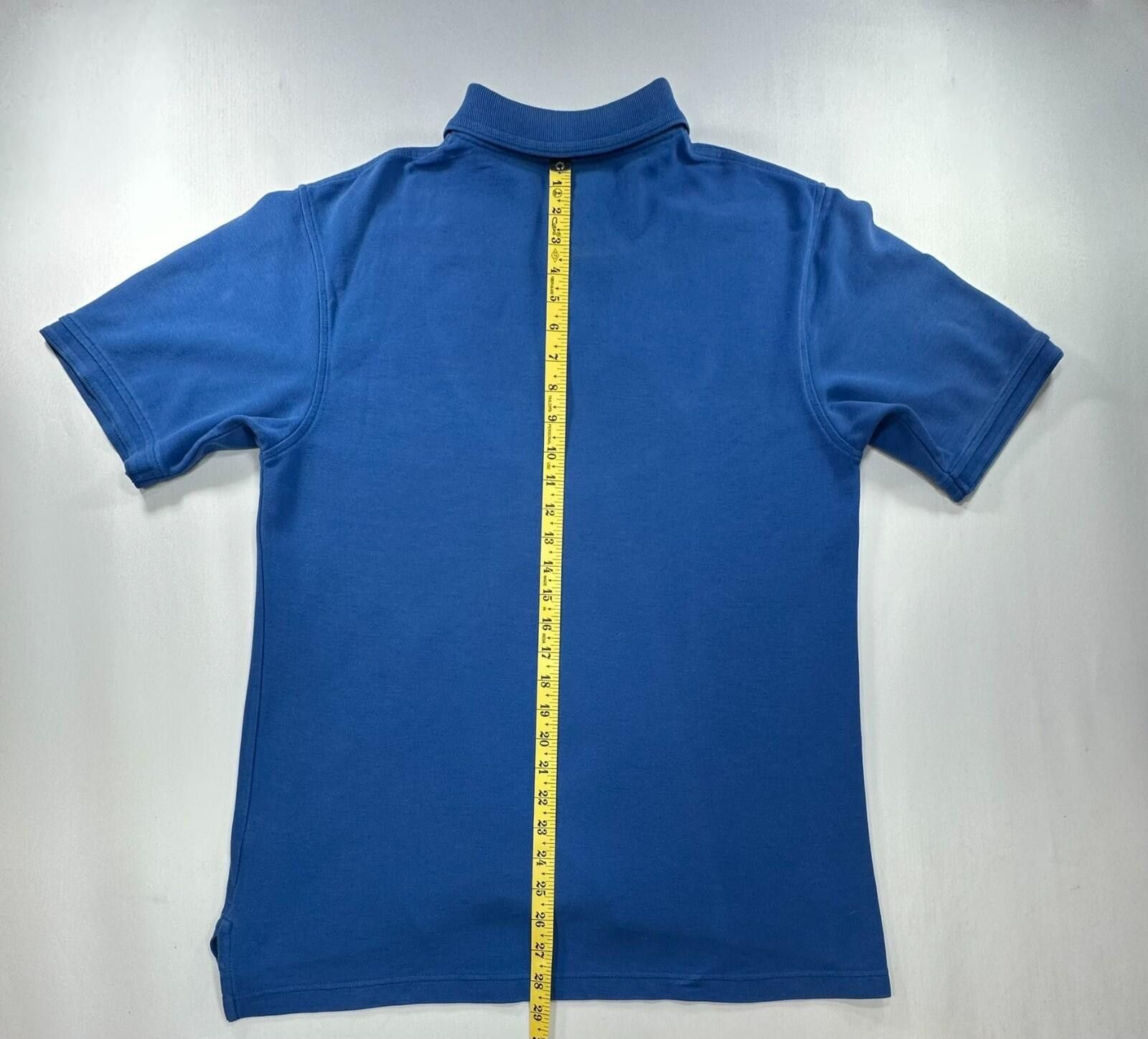 Jos. A. Bank Jos A Bank 1/4 Button Travelers Polo Shirt Blue Mens M Size US M / EU 48-50 / 2 - 3 Thumbnail
