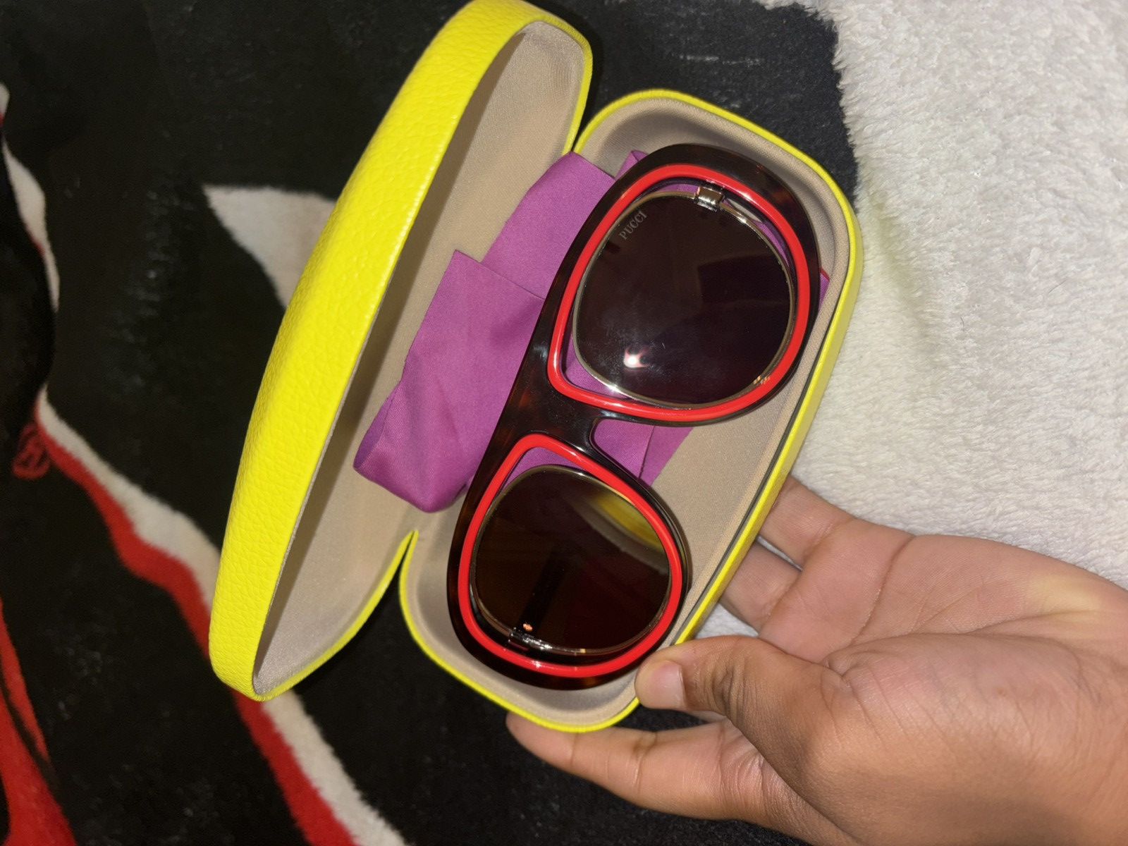 Emilio Pucci Emilio Pucci Oval Frame Sunglasses Size ONE SIZE - 4 Thumbnail