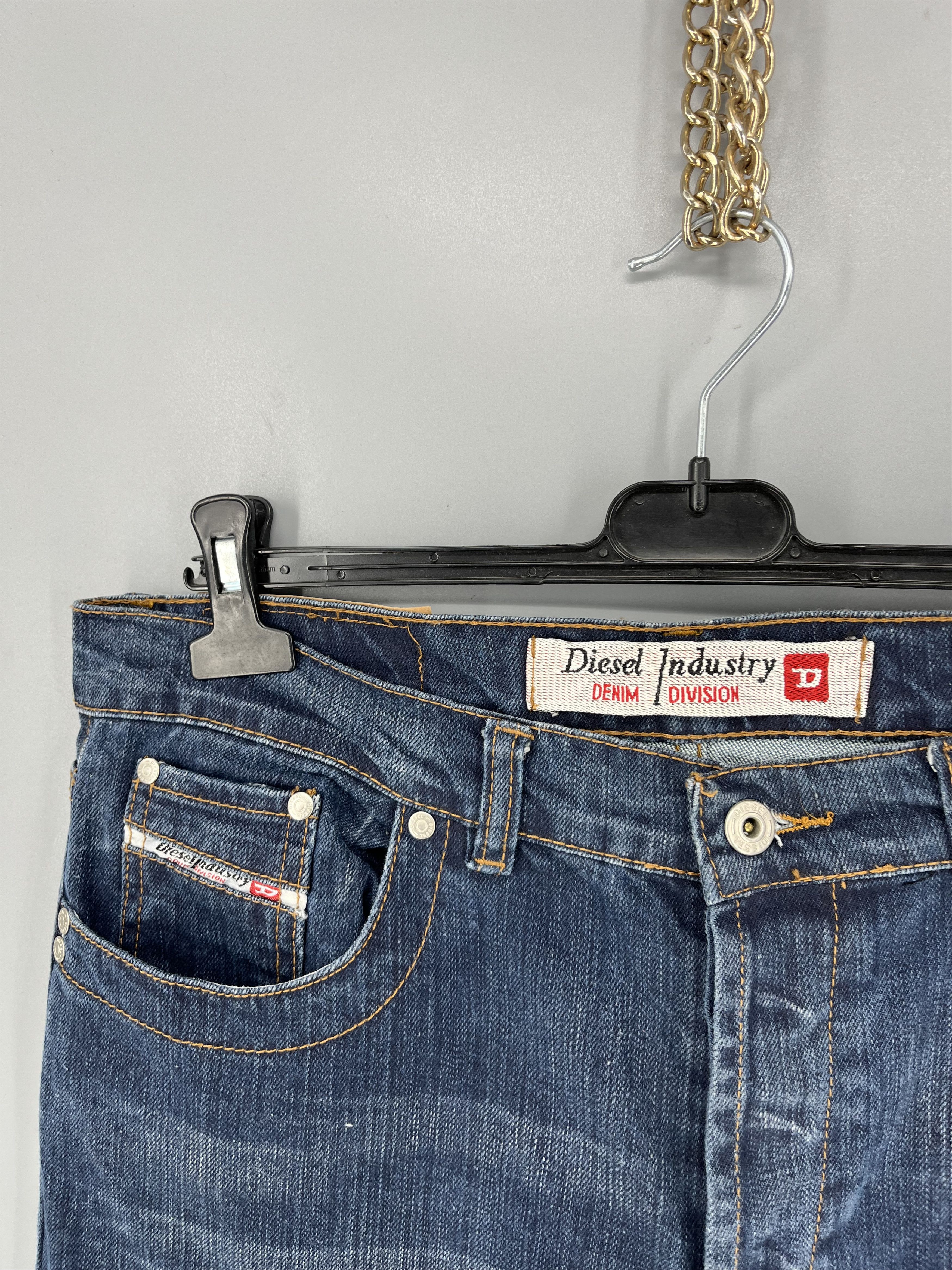 Diesel Vintage Diesel Industry Blue Denim Jeans Size-32 Size US 32 / EU 48 - 7 Thumbnail