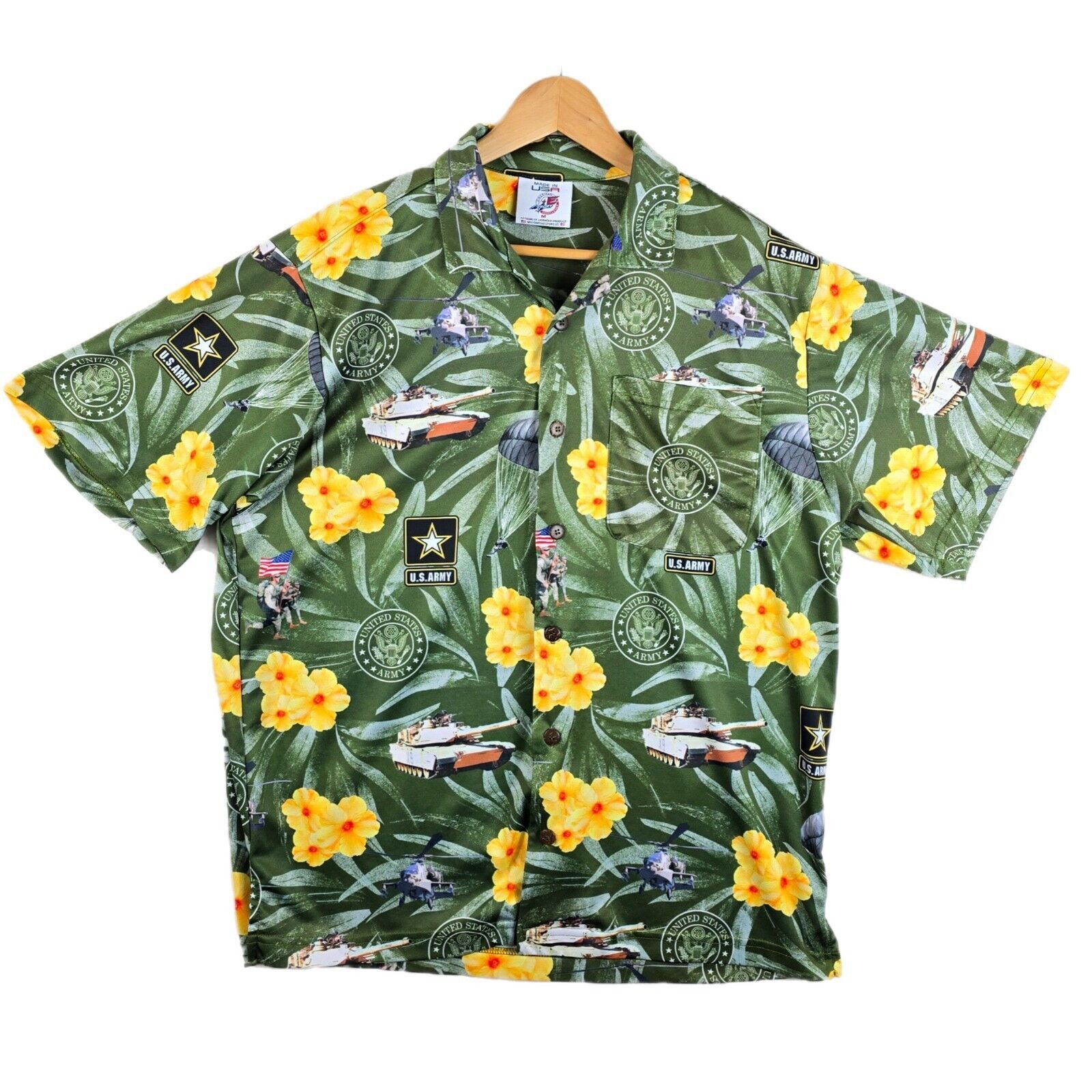 Other US Army Hawaiian AE Sport Shirt Mens Size Medium Button Up Size US M / EU 48-50 / 2 - 1 Thumbnail