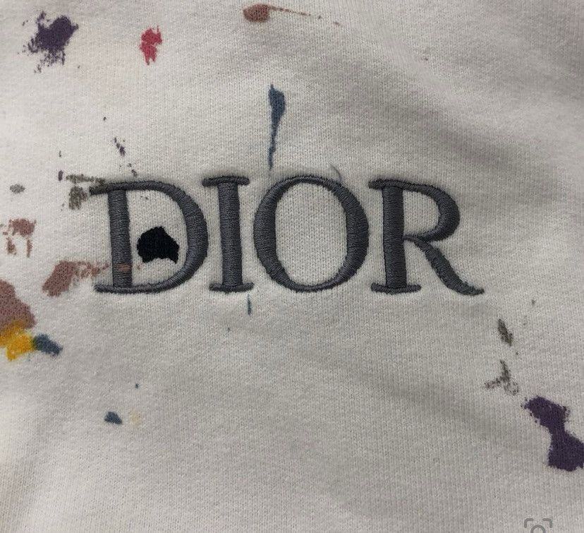 Dior Dior splatter hoodie Size US L / EU 52-54 / 3 - 2 Thumbnail