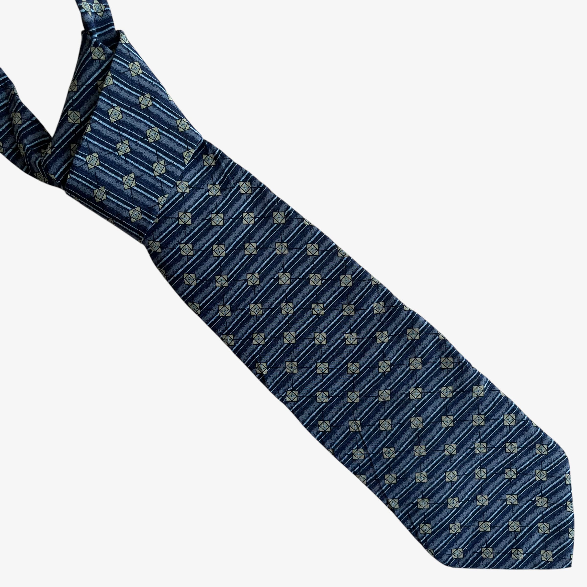 Van Heusen Vintage 90s Van Heusen Geometric Abstract Print Silk Tie Size ONE SIZE - 1 Thumbnail