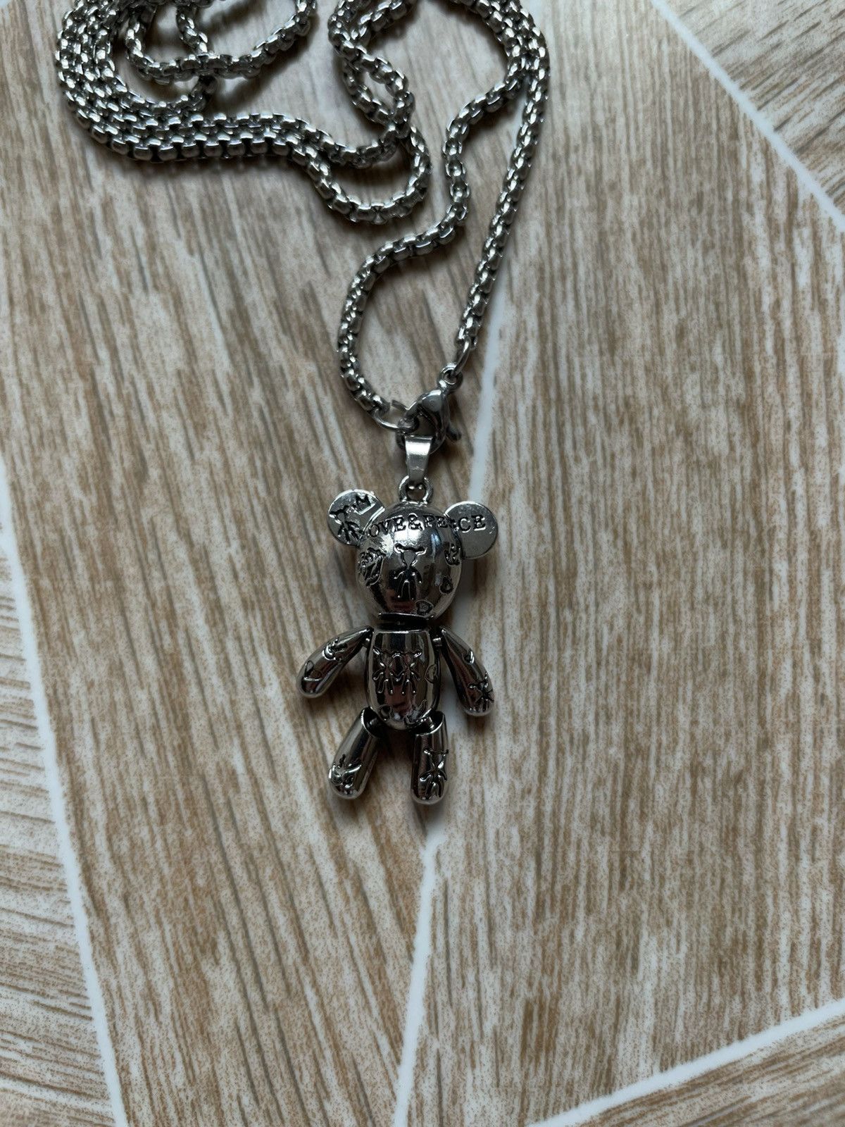 Japanese Brand × Jewelry Rare Avant Garde Y2K Chain Multi Logo Toy Bear Necklaces Size ONE SIZE - 3 Thumbnail