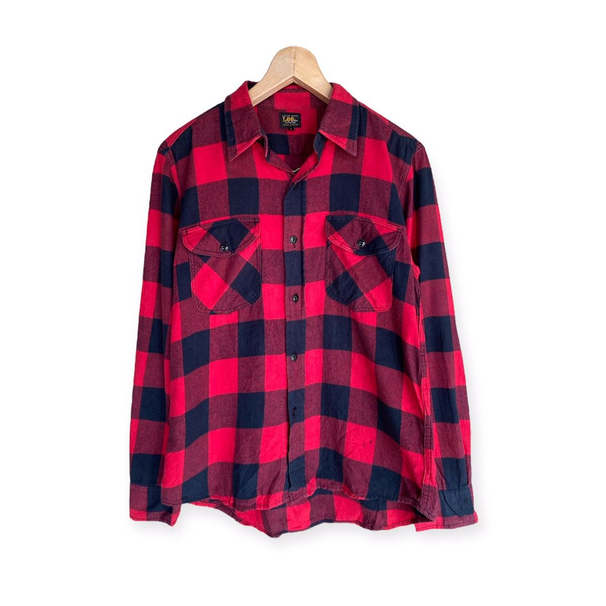 Vintage Lee Plaid Tartan Flannel Shirt
