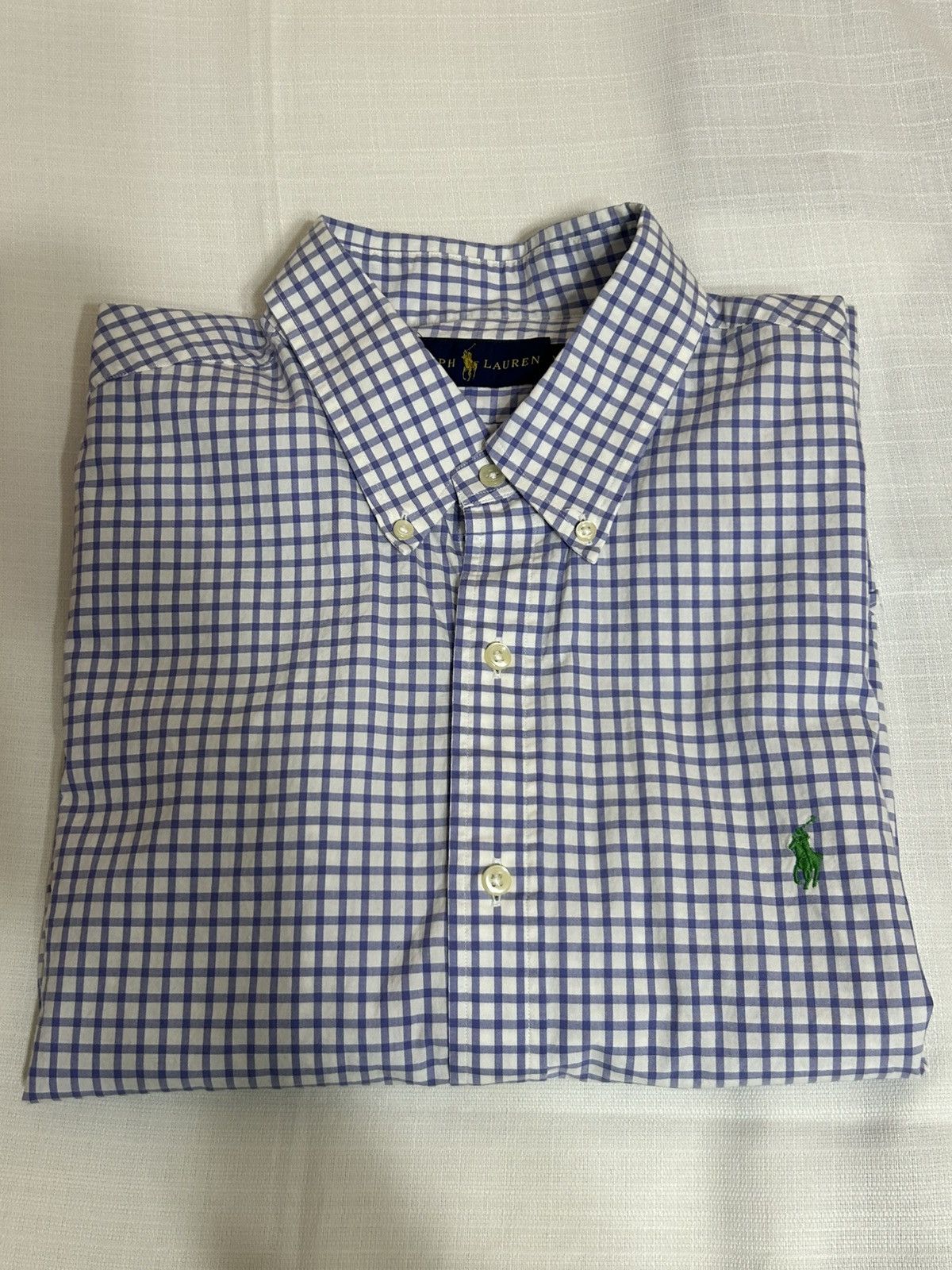 Polo Ralph Lauren Polo Ralph Lauren Purple Long Sleeve Shirt Sz XL - Pre Owned Size US XL / EU 56 / 4 - 1 Thumbnail