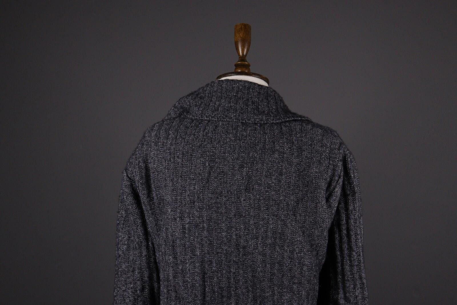 Designer Bitte Kai Rand Gray Merino Wool Knit Two Jacket Size S Size S / US 4 / IT 40 - 6 Thumbnail