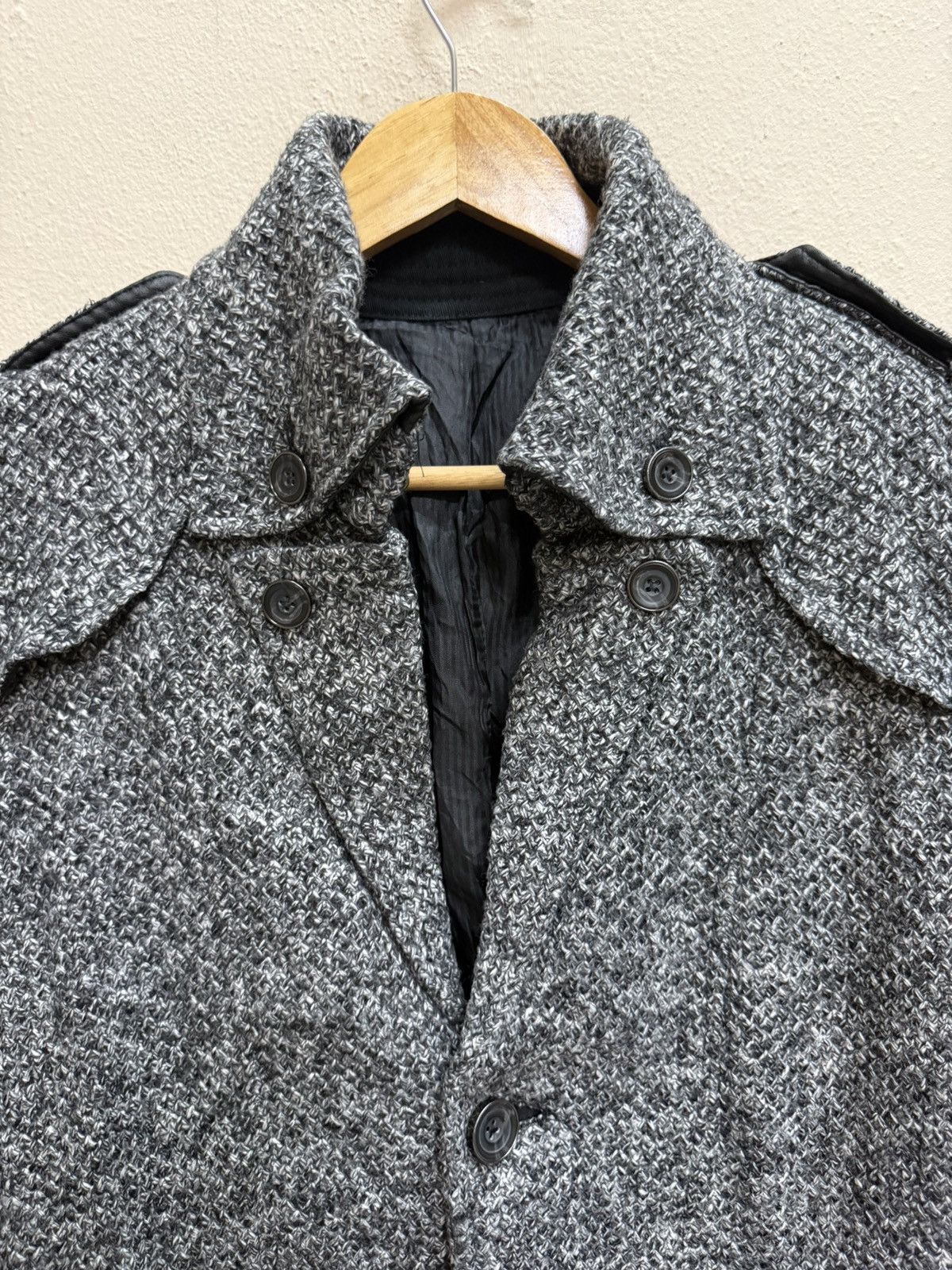 Japanese Brand × semanticdesign Semantic Design Knit Trenche Coat Jacket Size US S / EU 44-46 / 1 - 15 Thumbnail