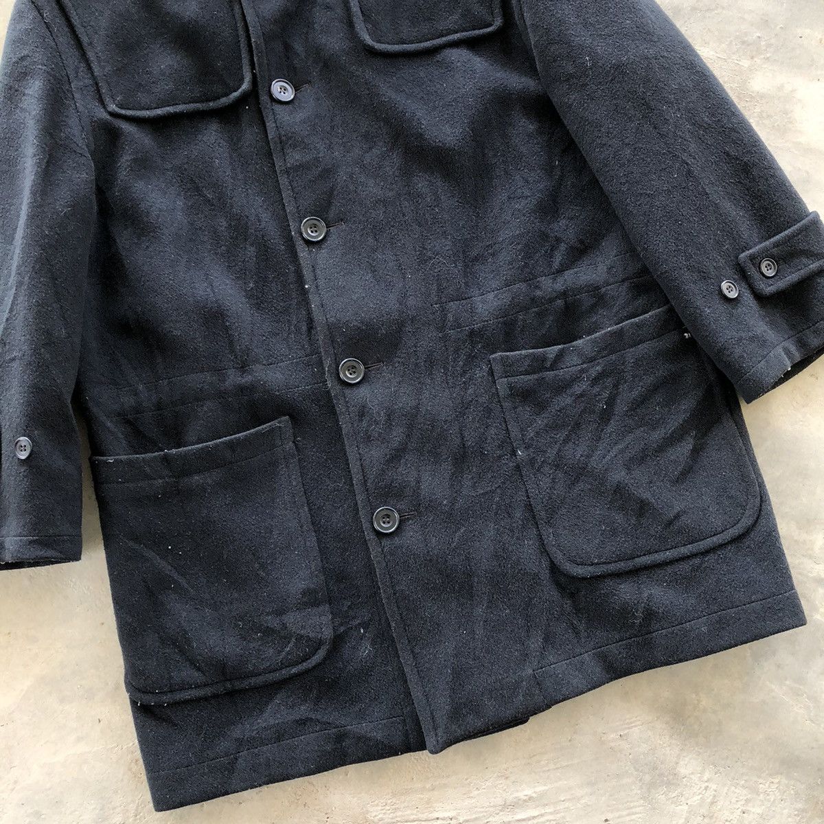 Original Montgomery MONTGOMERY Duffle Wool Hooded Coat Size US M / EU 48-50 / 2 - 5 Thumbnail