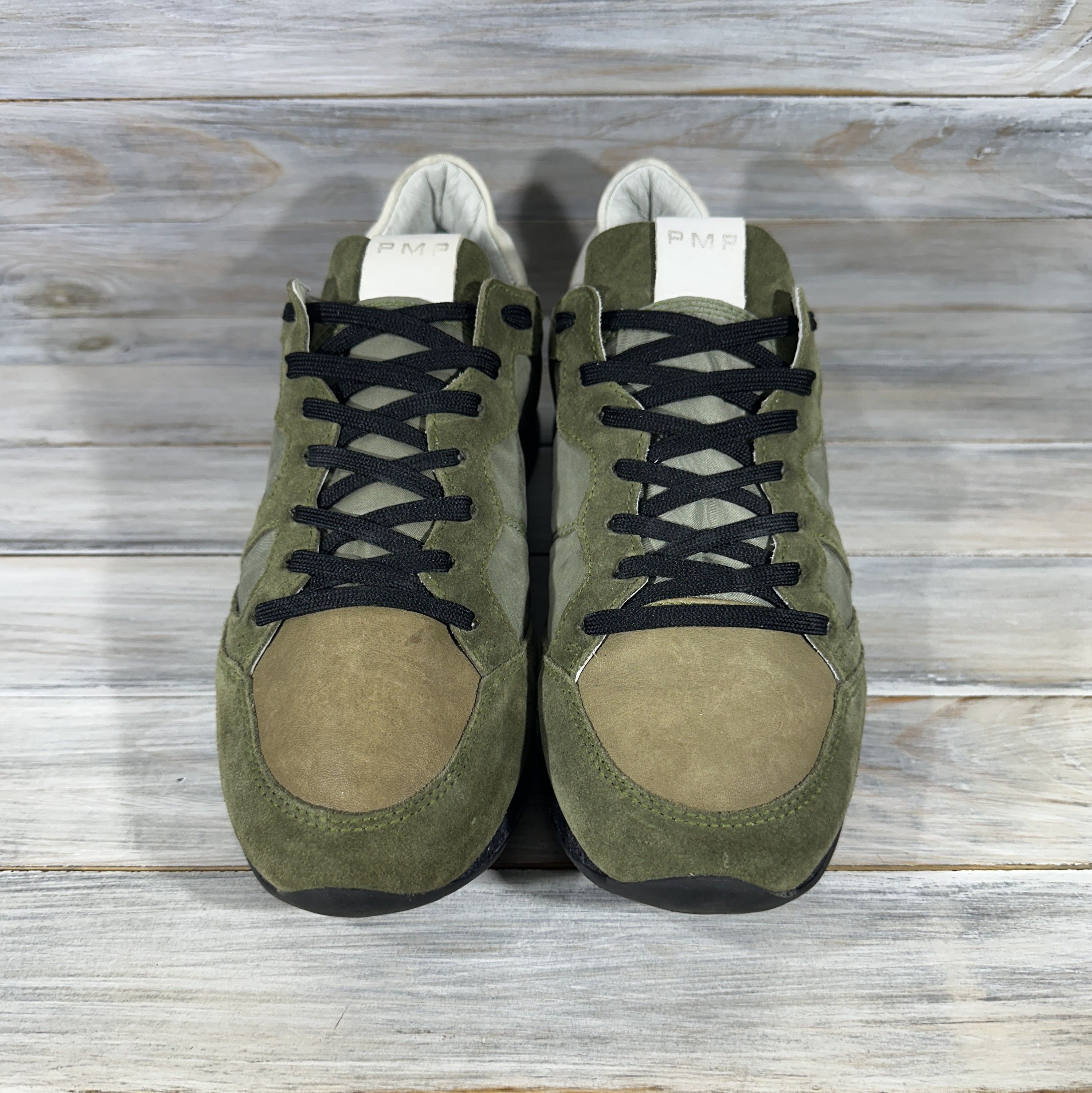 Other Philippe Model Monaco Sneakers Green Size US 8 / EU 41 - 14 Thumbnail
