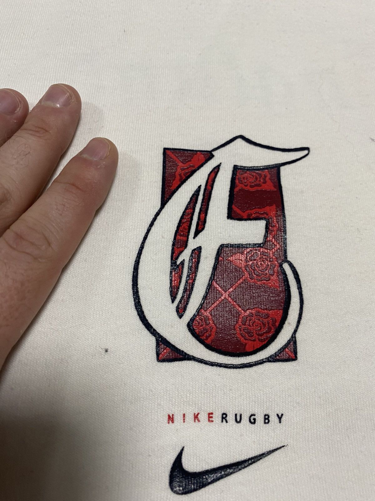 Nike Vintage Nike Rugby T-shirt England rugby Union Size L Size US L / EU 52-54 / 3 - 6 Thumbnail