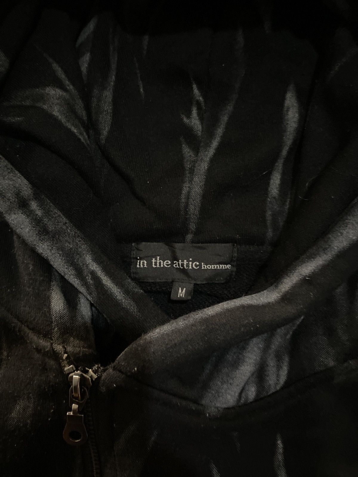 If Six Was Nine In The Attic Homme Assymetrical Zip Hoodie Size US M / EU 48-50 / 2 - 7 Thumbnail