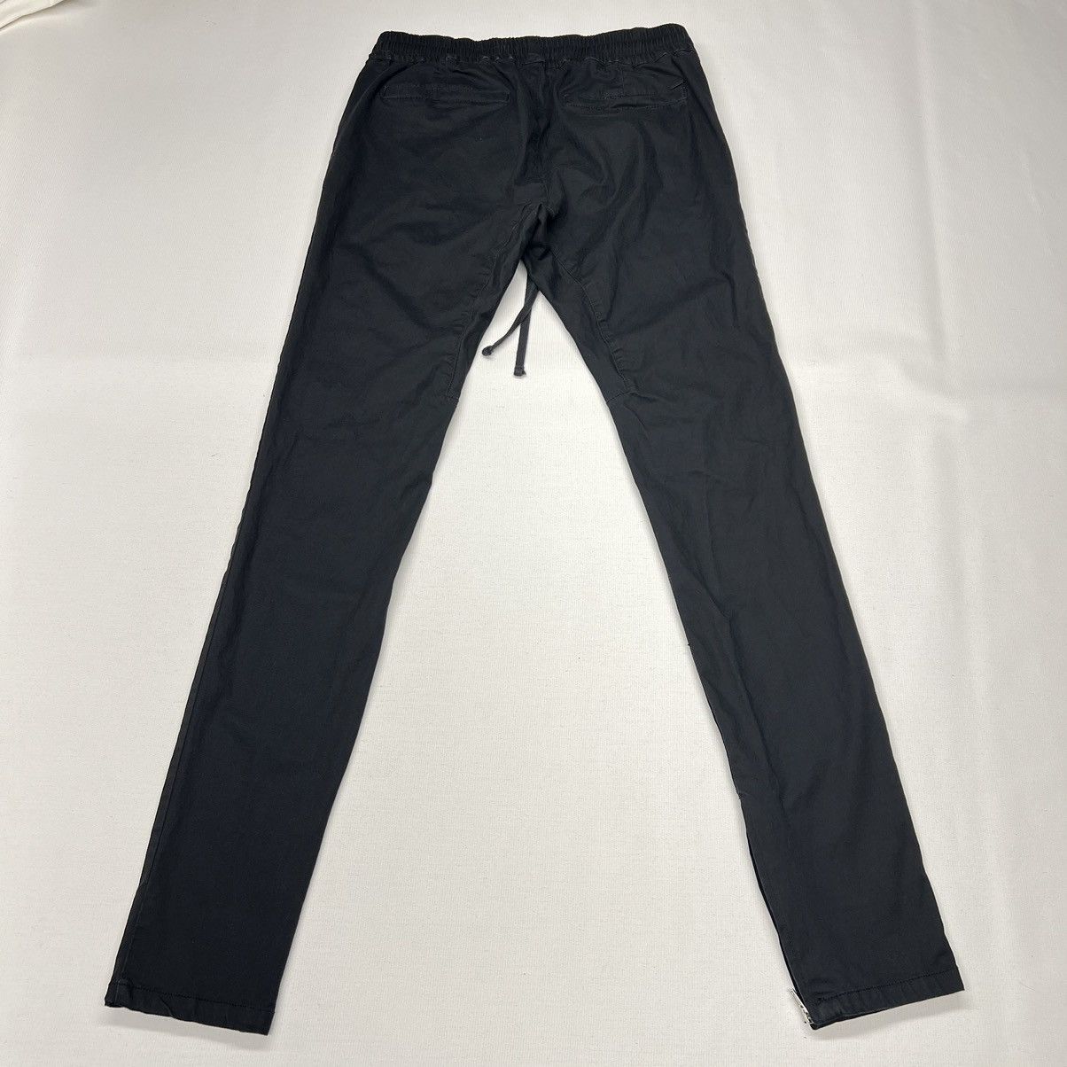 Pacsun Pacsun Pants Black Skinny Stacked Drawstring Ankle Zipper Size US 32 / EU 48 - 12 Thumbnail