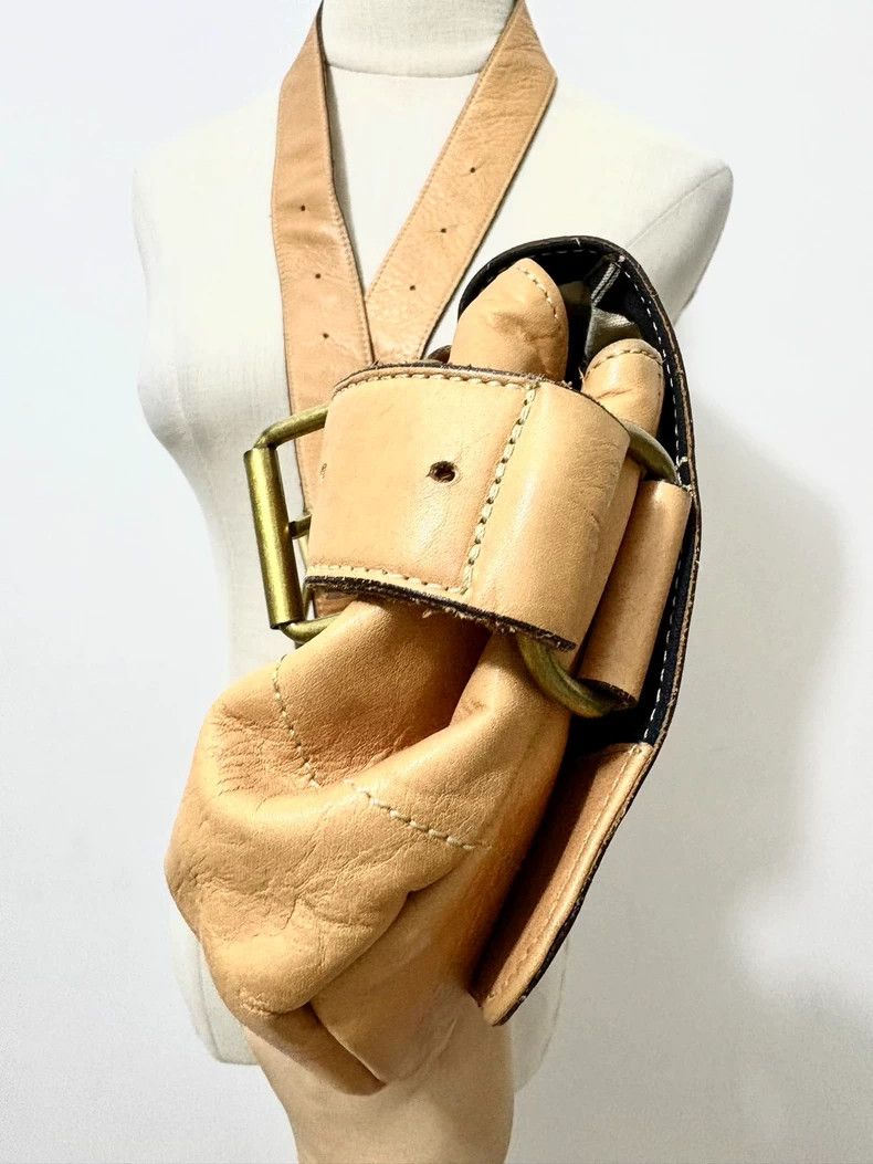 Vivienne Westwood Vivienne Westwood size os Beige Saturn leather shoulder bag Size ONE SIZE - 7 Thumbnail