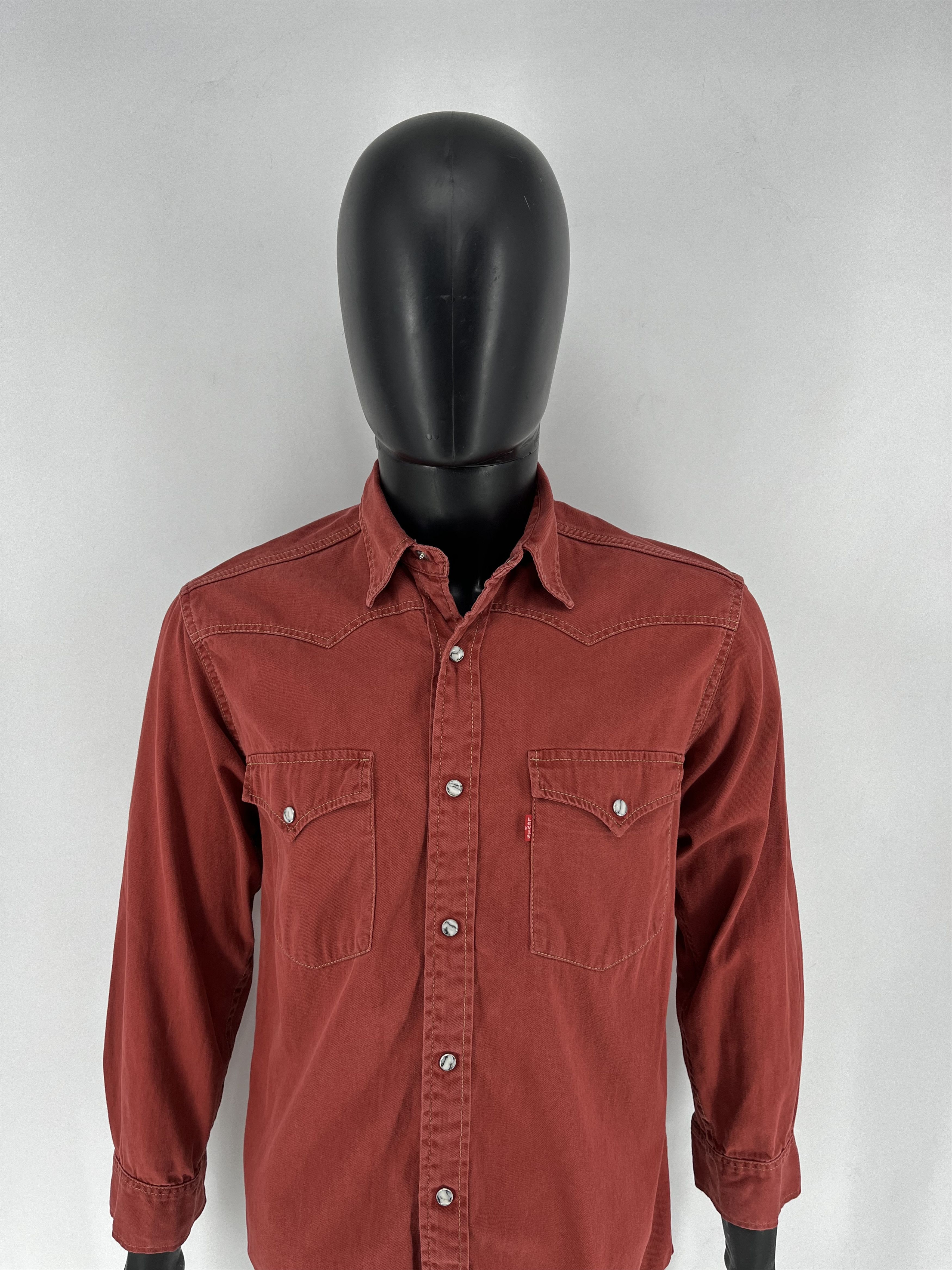 Levi's Vintage Clothing × Vintage Vintage 90s Levi’sLevi’s White Red Jacket Size US S / EU 44-46 / 1 - 6 Thumbnail
