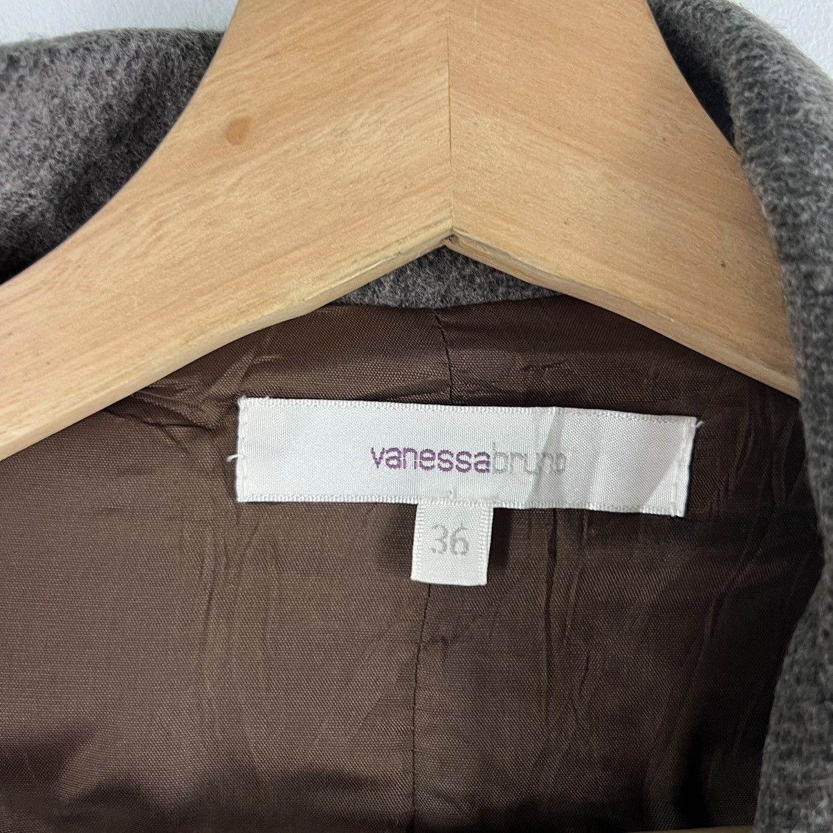 Vintage 🔥VTG WOOL BOMBER JACKET CROPPED VANESSABRUNO JAPAN Size US M / EU 48-50 / 2 - 14 Thumbnail