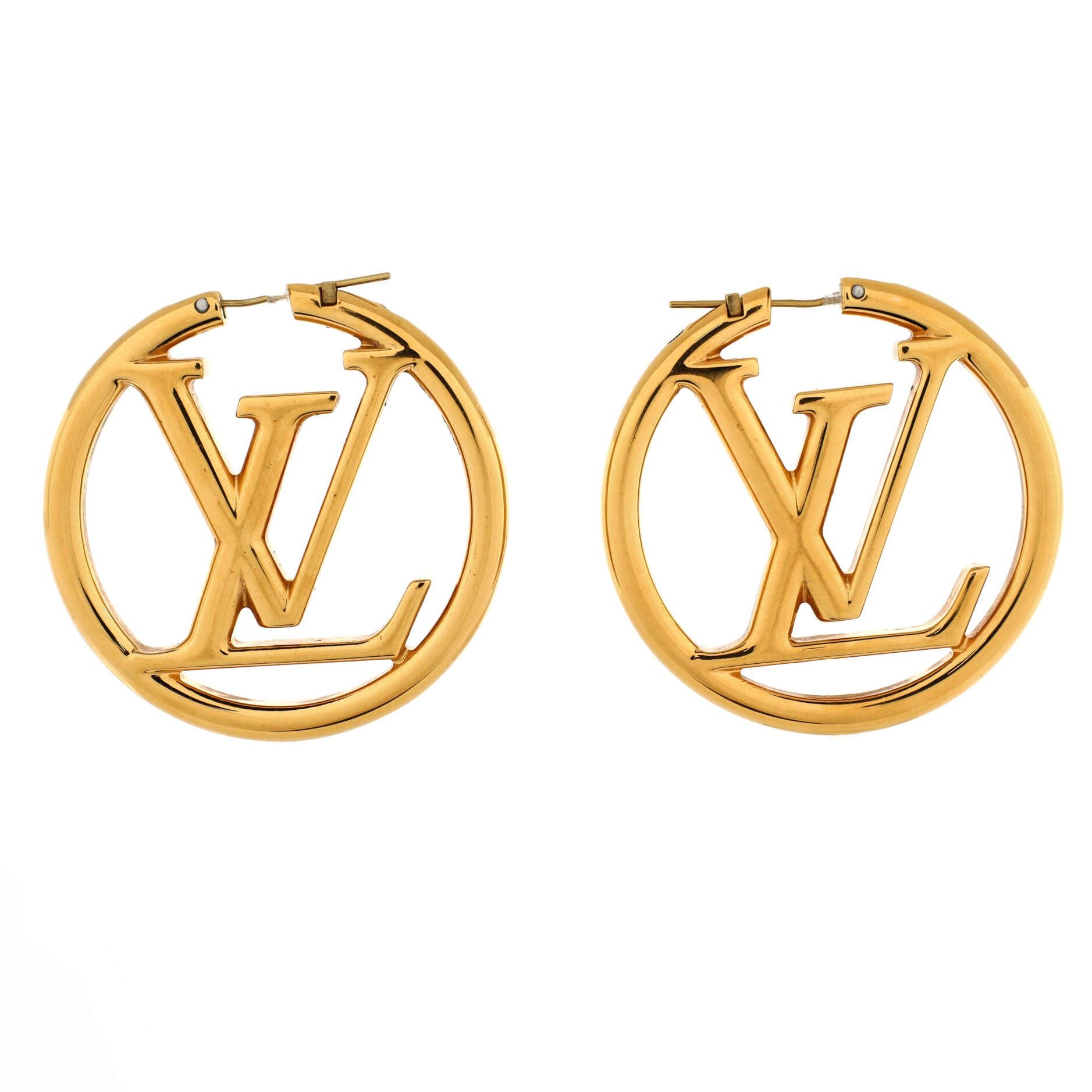 Louis Vuitton Louise Hoop Earrings Size ONE SIZE - 1 Thumbnail