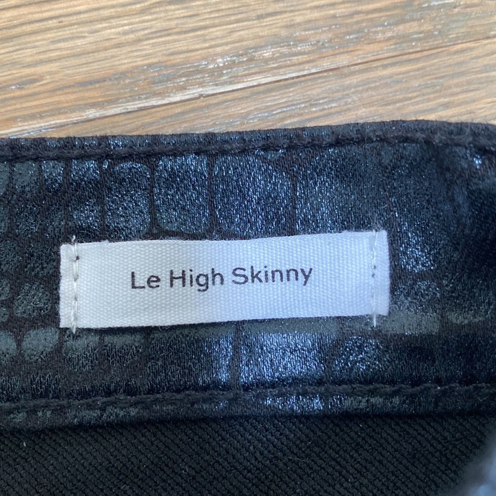 Frame FRAME Women's Le High Skinny Croc Jeans Size 25" / US 0 / IT 36 - 6 Thumbnail