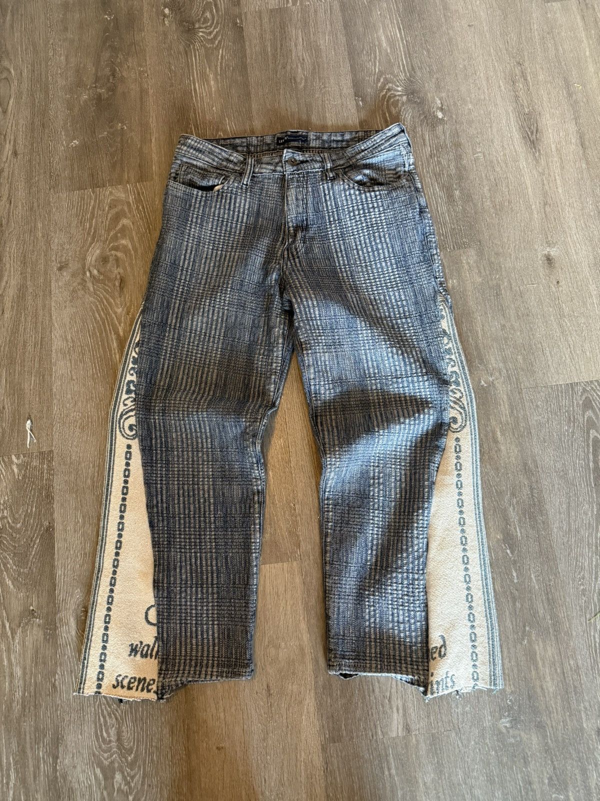 Other Super Flared Chainstitch Denim- upcycle Size US 30 / EU 46 - 1 Thumbnail