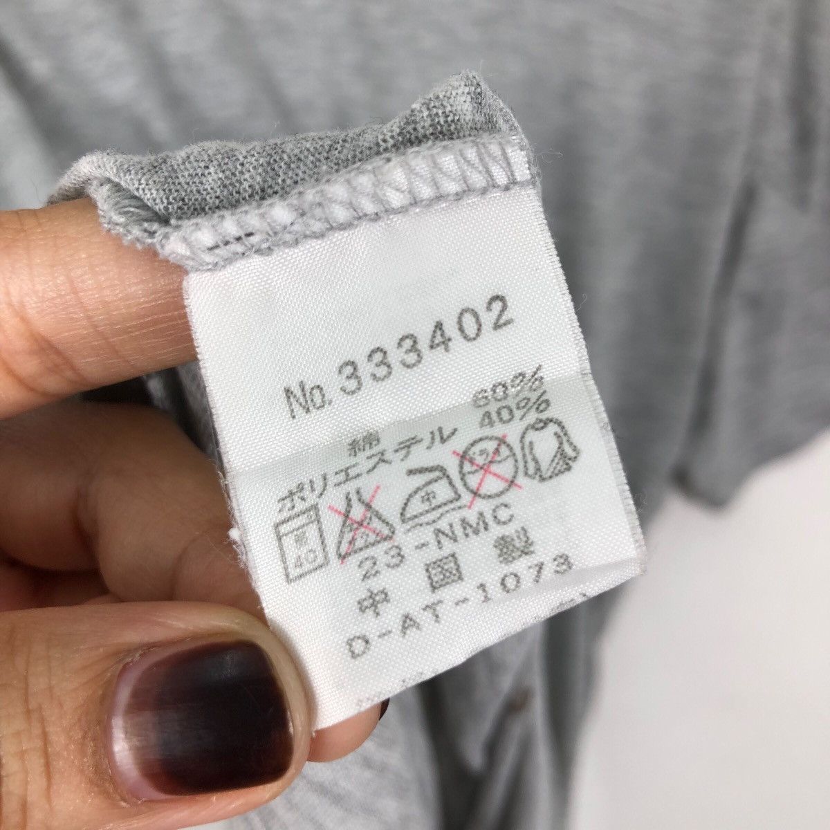 Vintage Vintage Casual Cut & Sew "New Life" Graphic Grey Tee L Size M / US 6-8 / IT 42-44 - 6 Thumbnail