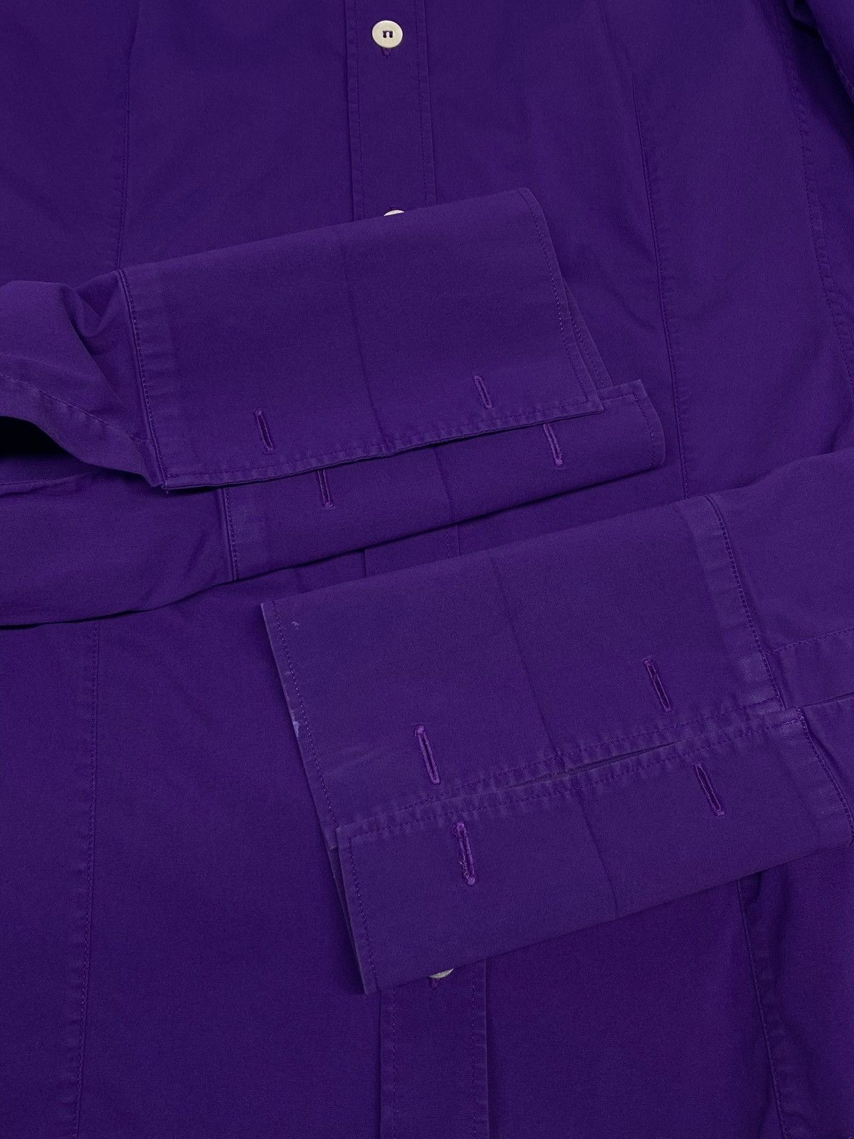 Gucci × Vintage Vintage Gucci Women’s purple Button Up Shirt Size 46 Size L / US 10 / IT 46 - 17 Thumbnail