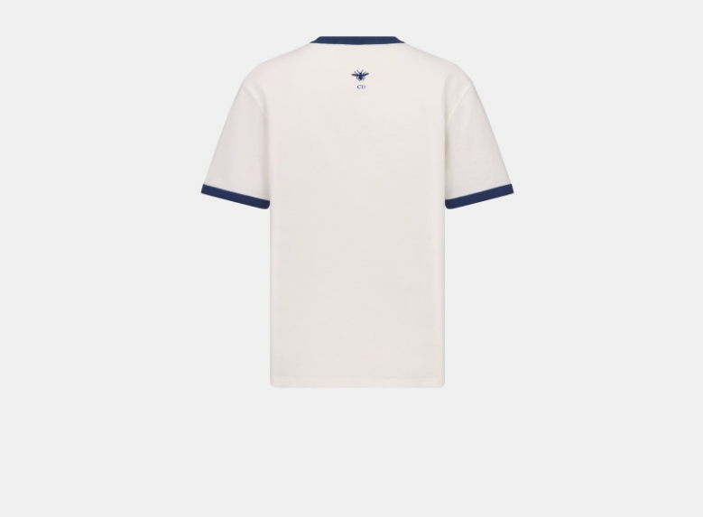 Dior o1w1db11225 453T40 T-Shirt in White/Blue Size XL / US 12-14 / IT 48-50 - 2 Thumbnail