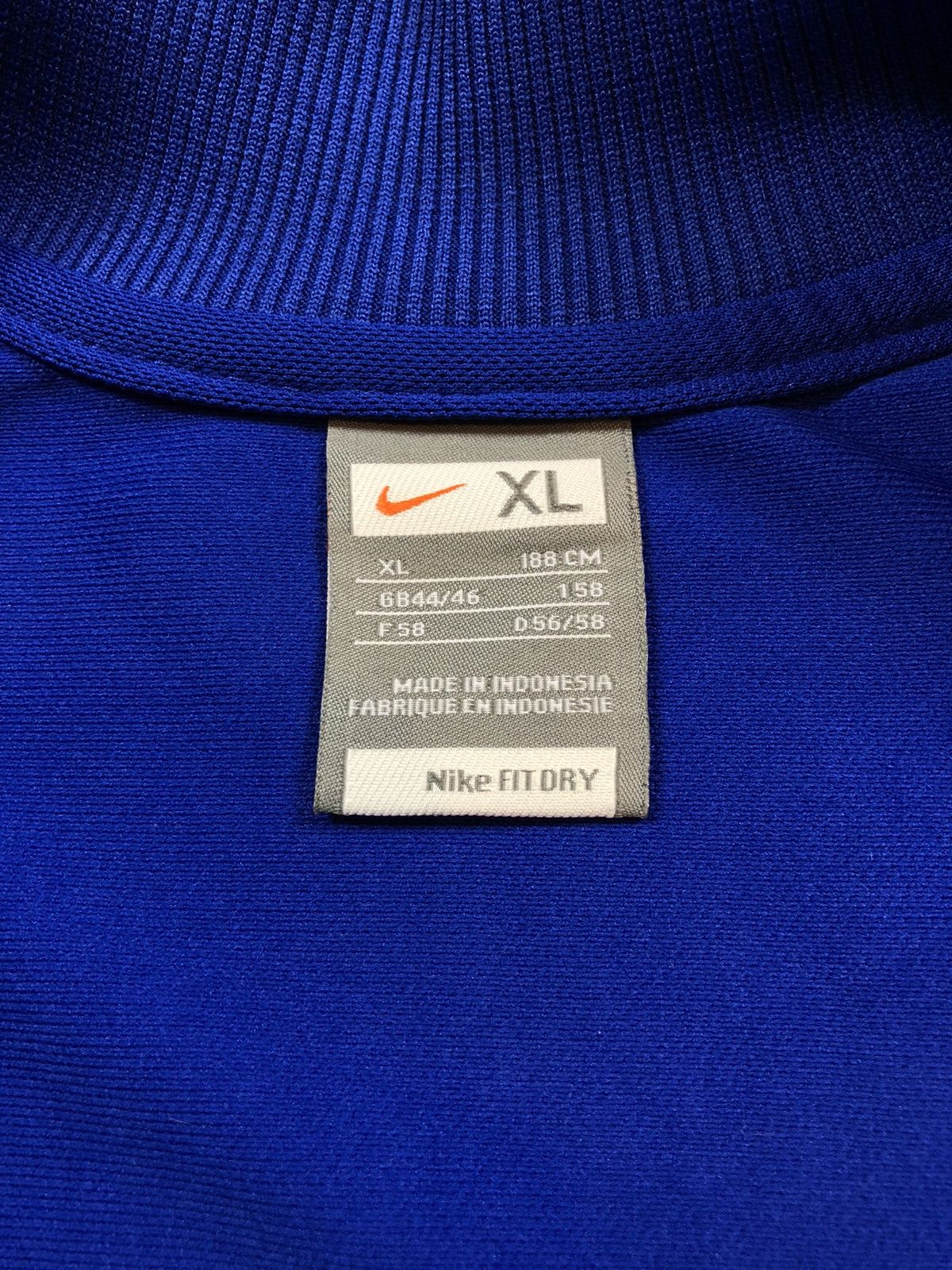 Nike × Vintage 90’s NIKE TEAM RETRO Y2K SWOOSH LOGO STRIPED TRACK JACKET Size US XL / EU 56 / 4 - 3 Thumbnail