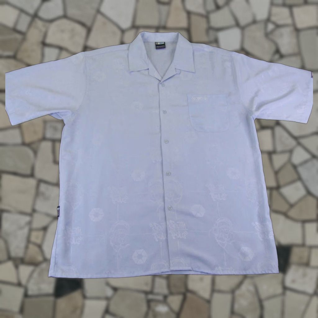 Southpole VINTAGE Southpole Shirt Mens XL Blue Button Up Graffiti Hip Hop Y2K Size US XL / EU 56 / 4 - 1 Thumbnail