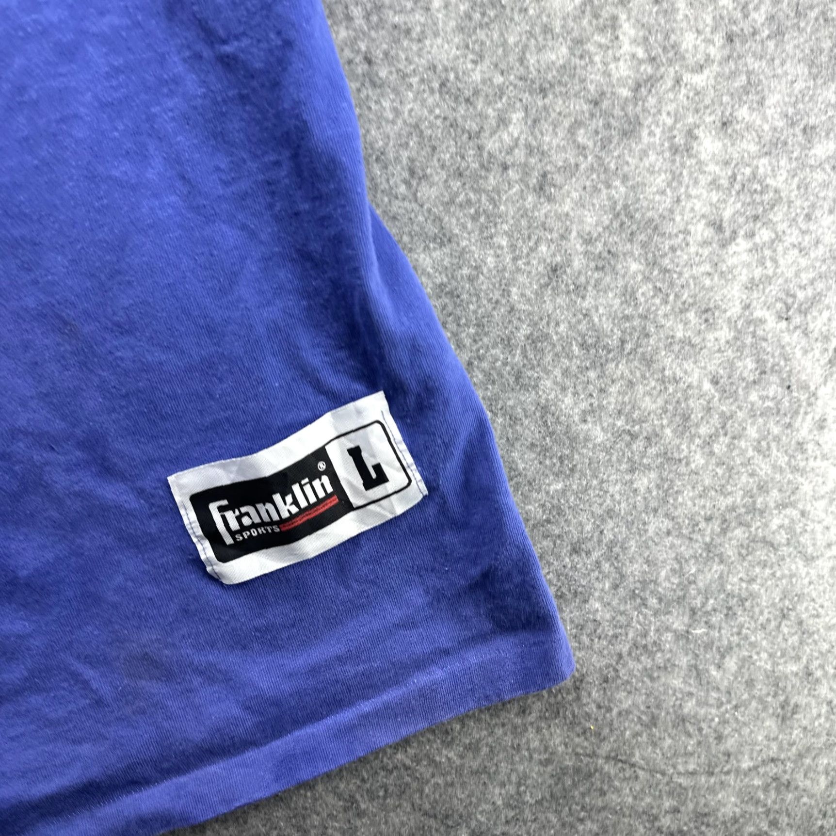 Vintage VINTAGE Franklin T-Shirt Mens Large Blue 90s Sports Athletic Made in USA Size US L / EU 52-54 / 3 - 5 Thumbnail