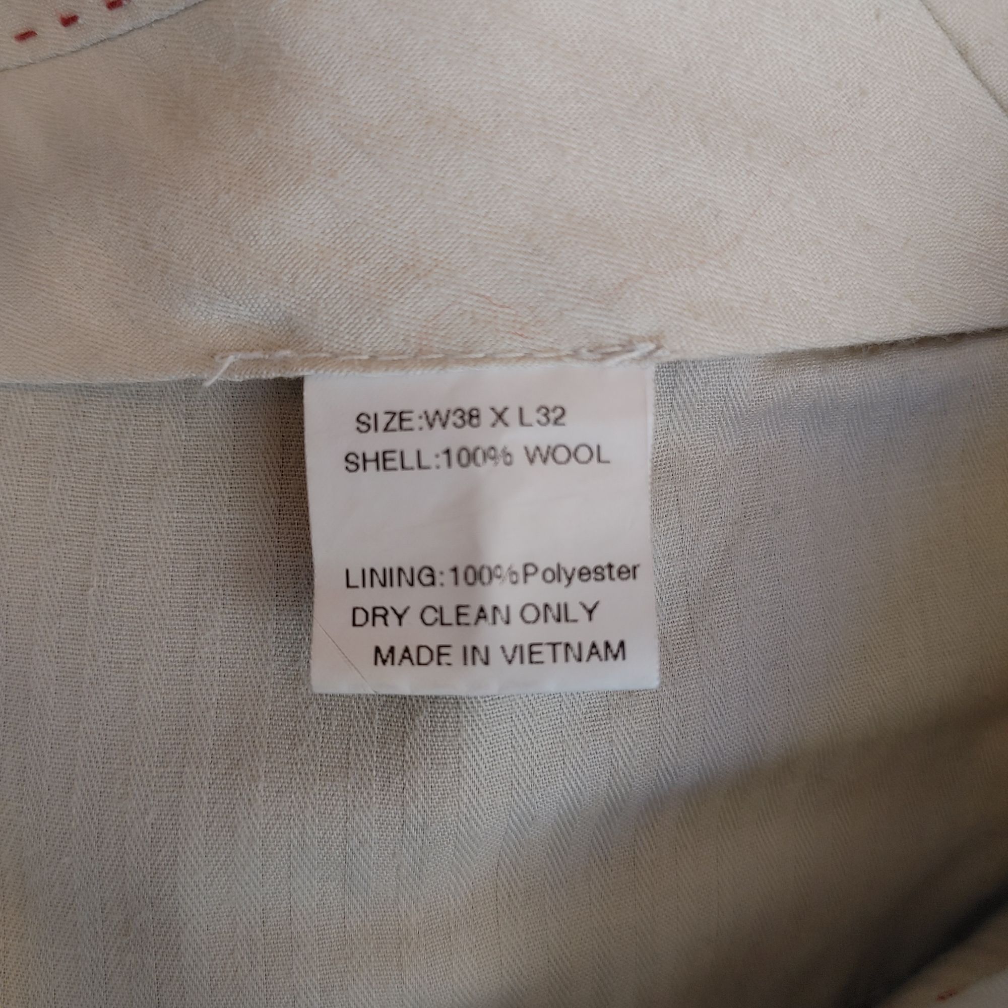 Other Axcess Wool Pinstripe Straight Leg Slacks - Gray Men's Size Size 36R - 3 Thumbnail