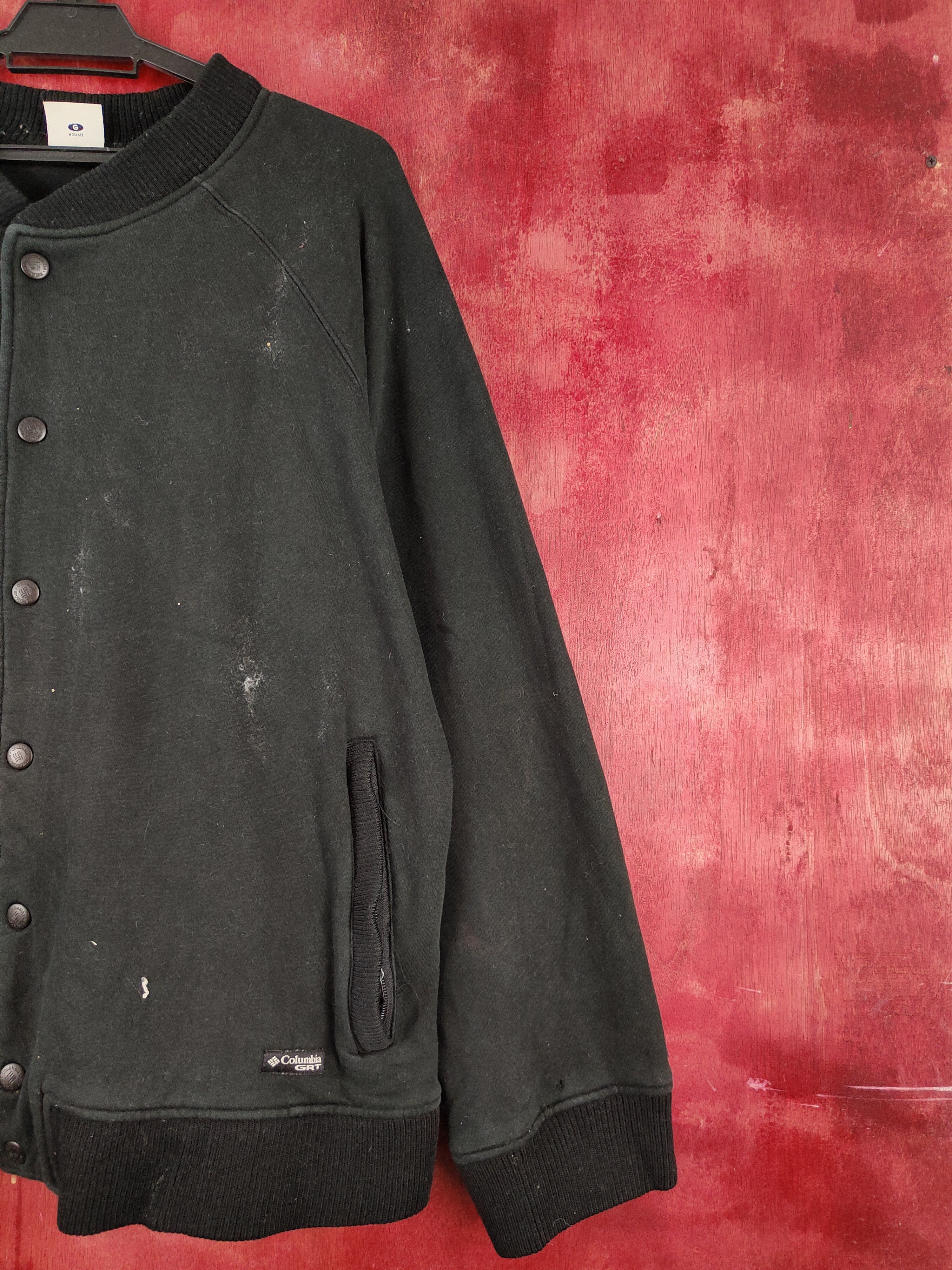 Columbia × Vintage Columbia GRT Black distressed ripped vintage Sweaters #S2136 Size US L / EU 52-54 / 3 - 9 Thumbnail