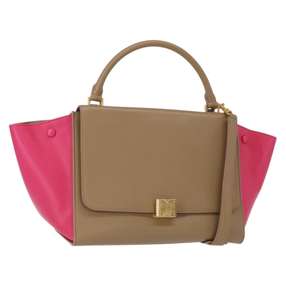 Celine Celine Bicolor Trapeze Bag Leather Size ONE SIZE - 1 Thumbnail
