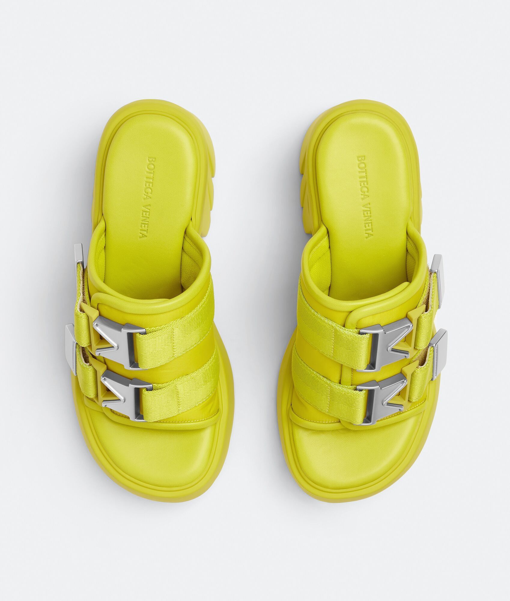 Bottega Veneta o1n1vont1024 Flash Sandals in Kiwi Size US 8 / IT 38 - 4 Thumbnail