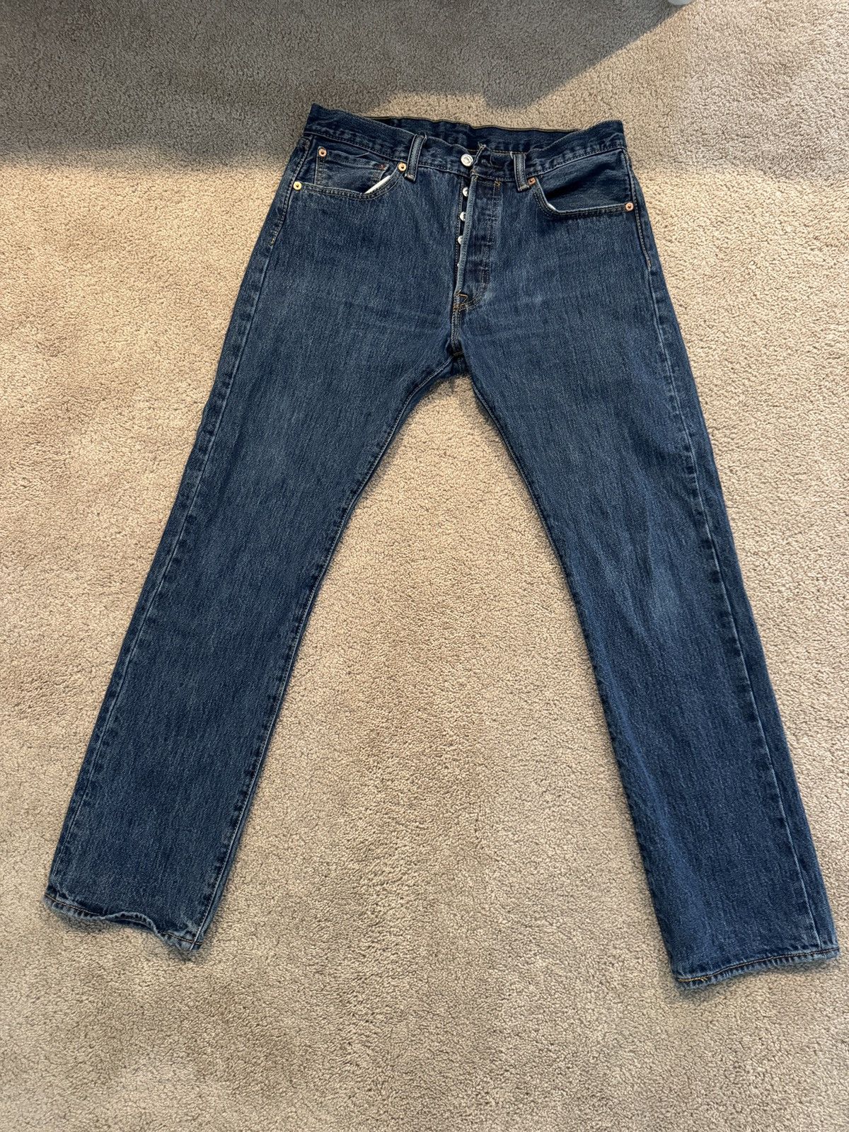 Levi's Levis 501 Blue Jeans Size US 32 / EU 48 - 1 Thumbnail