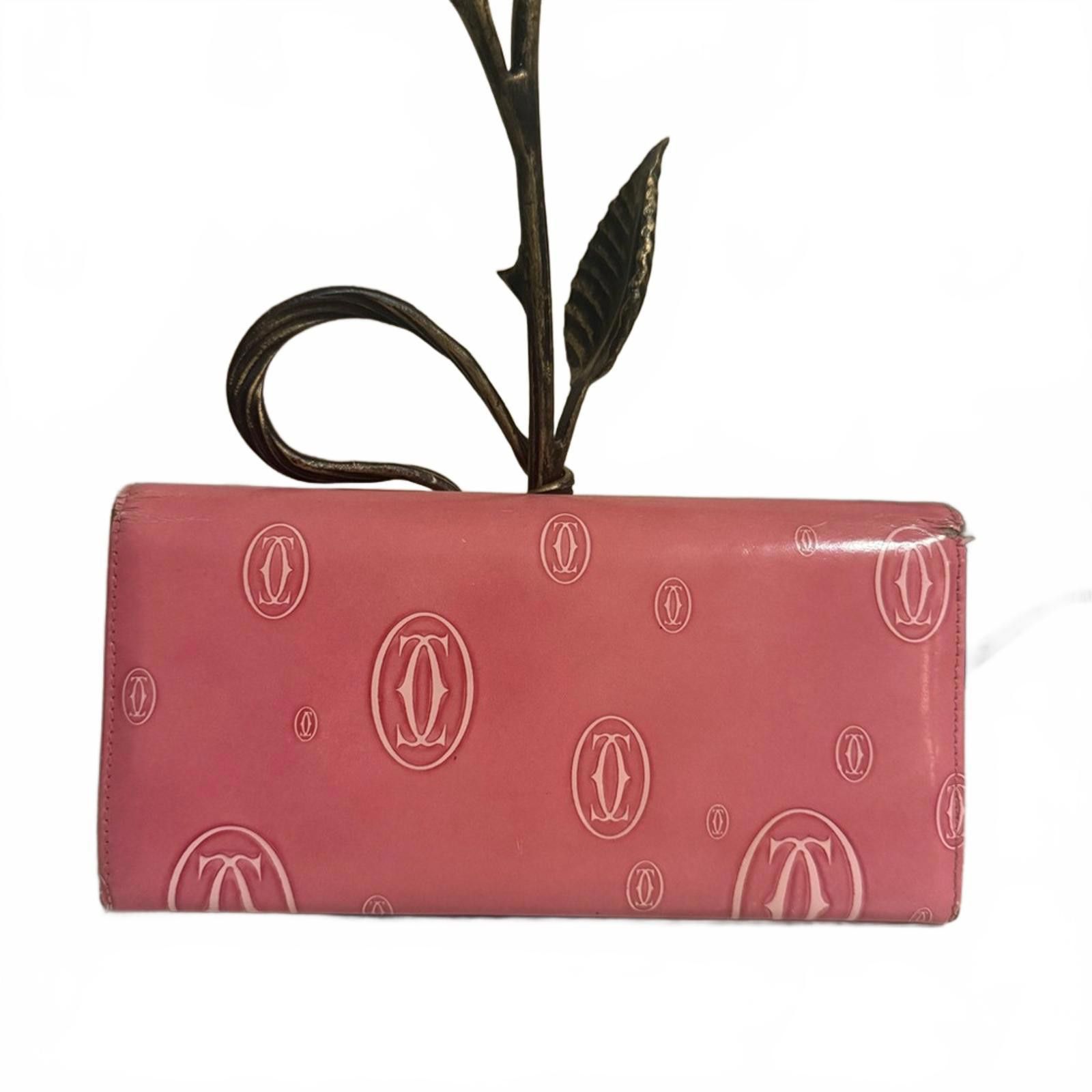 Cartier Authentic Pink Cartier Happy Birthday Long Wallet- GUC Size ONE SIZE - 2 Thumbnail