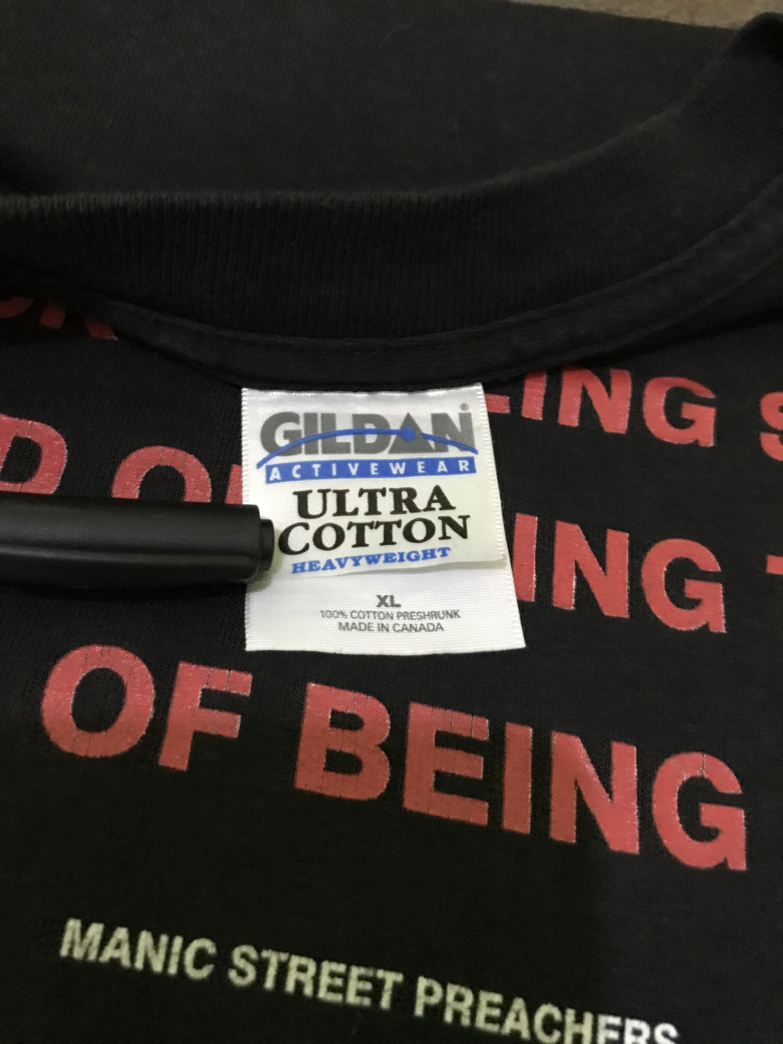 Vintage Manic Street Preachers Shirt Oasis radiohead