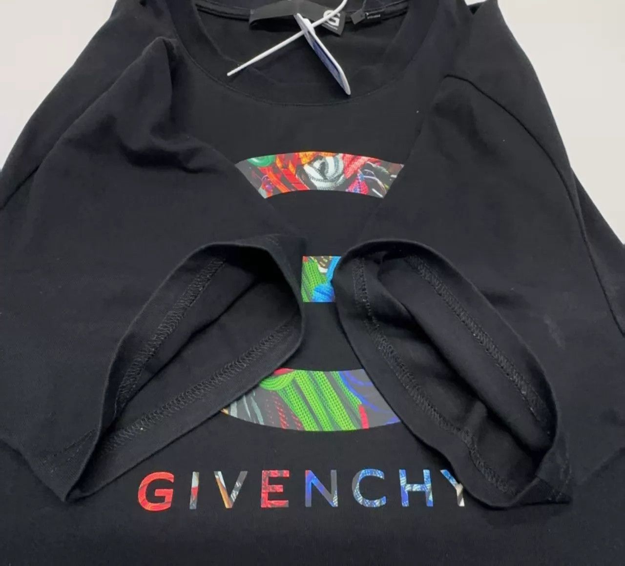 Givenchy GIVENCHY Embroidered Crewneck Short Sleeve Tee M Size M / US 6-8 / IT 42-44 - 5 Thumbnail