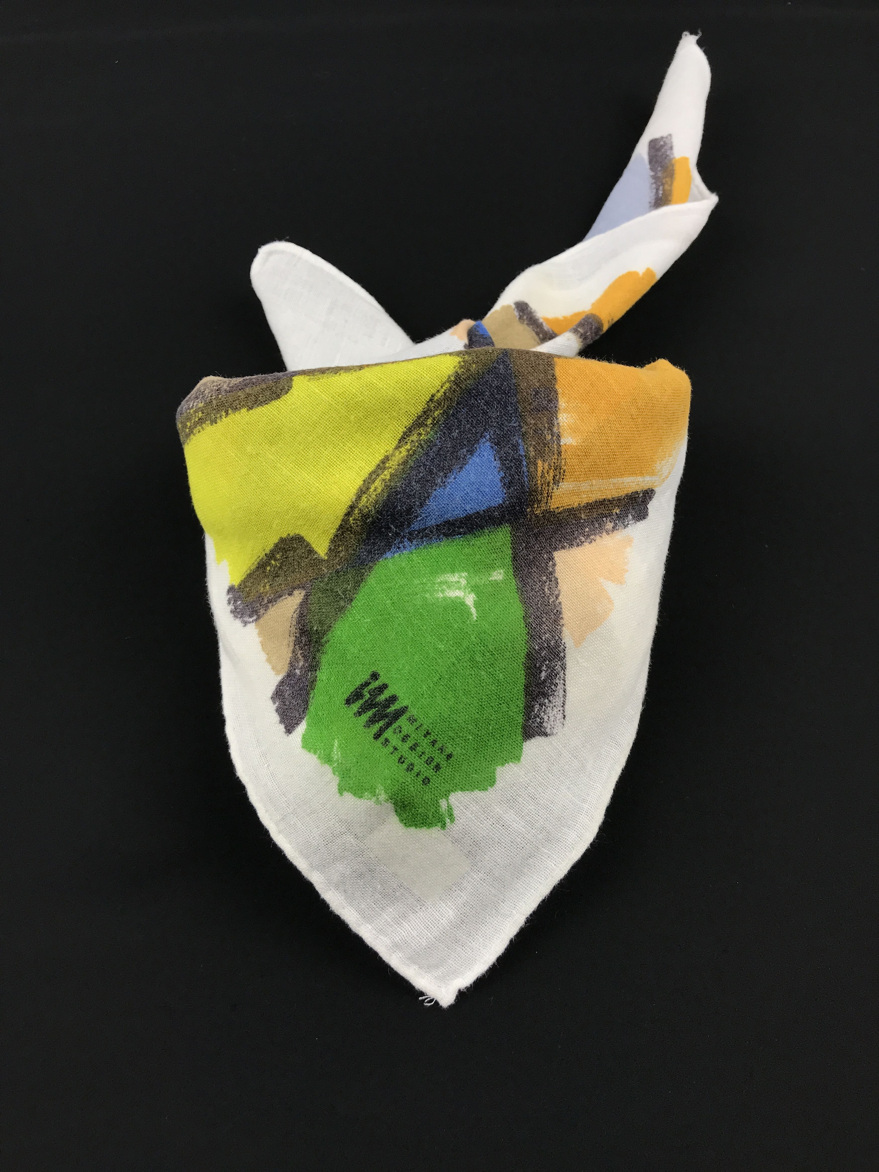 Issey Miyake × Japanese Brand × Vintage Vintage Issey Miyaki Bandana Neckerchief Handkerchief Size ONE SIZE - 3 Thumbnail