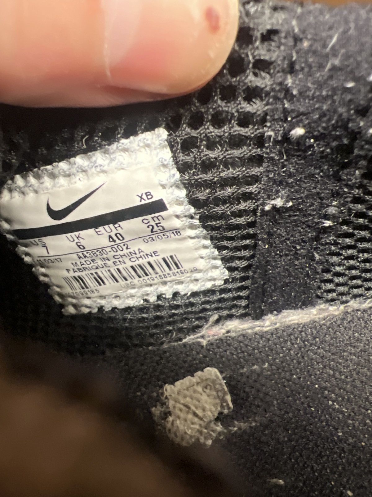 Nike × Off-White Nike Air Presto X Off-White Black EU 40 Size US 9 / IT 39 - 7 Thumbnail