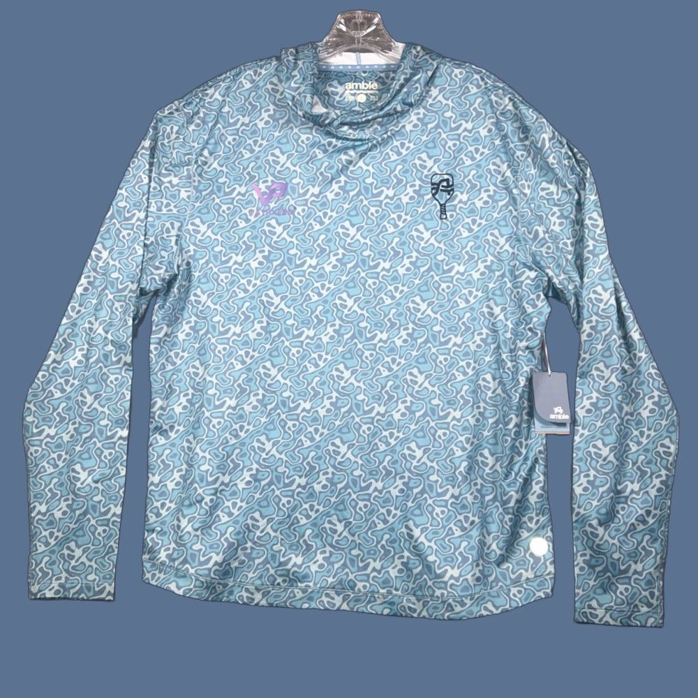 Amble Performance Shirt Vactic Pro Offshore Hoodie Camo Long Sleeve Mens L