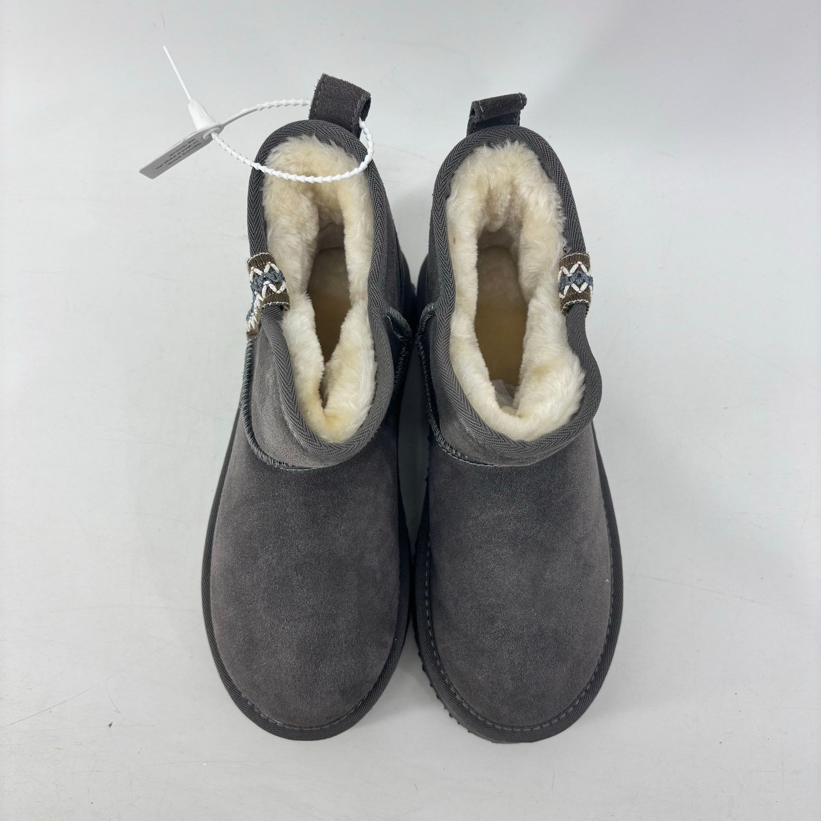 Other Women’s Suede Booties Size 7 Gray Genuine Leather Winter Size US 7 / IT 37 - 11 Thumbnail