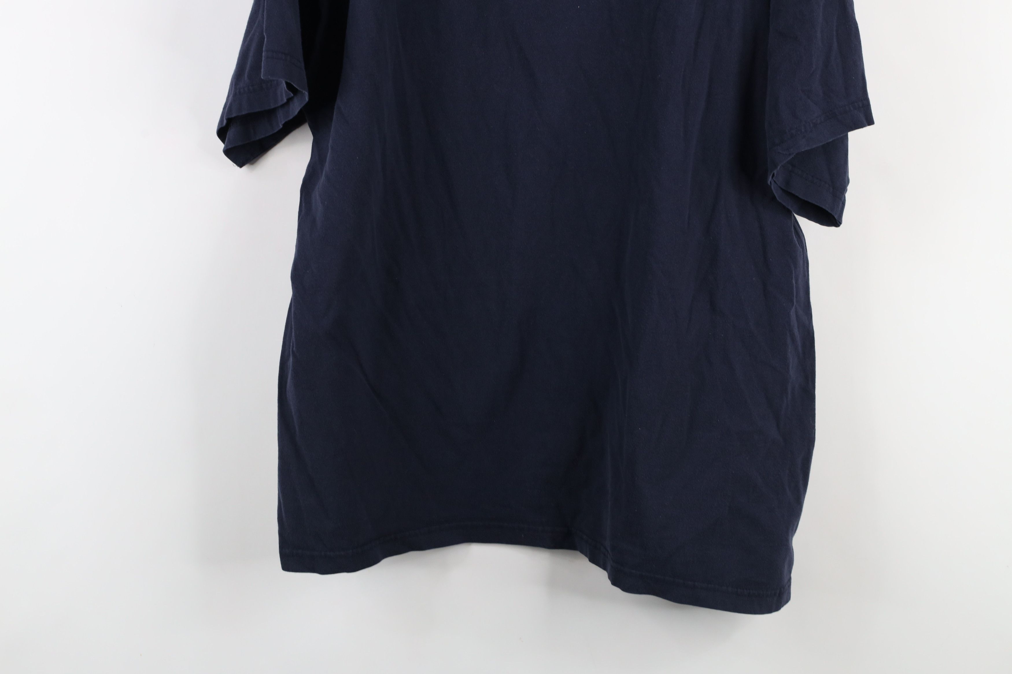 Vintage Vintage 90s Oxford University England T-Shirt Navy Blue Size US XL / EU 56 / 4 - 10 Thumbnail