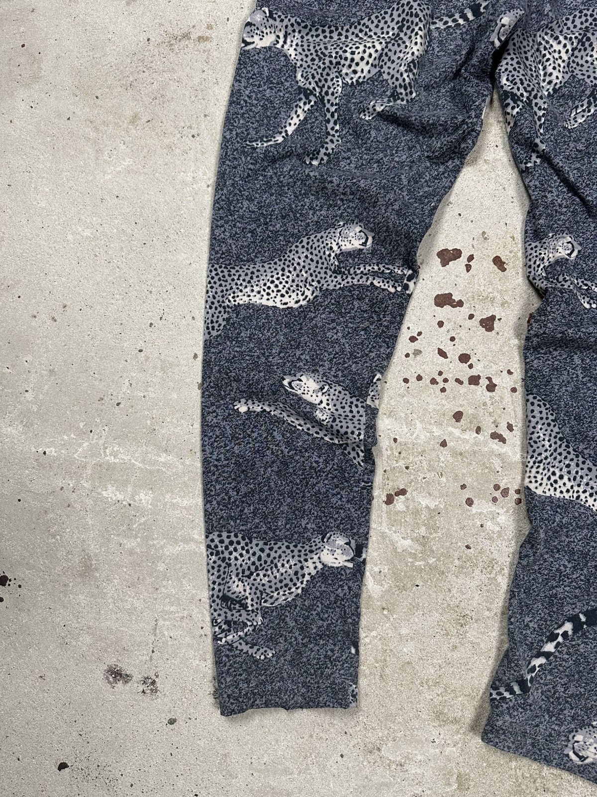 Kenzo × Vintage Vintage 90s Kenzo Jungle Gepard Print Animal Pants Leggins Size 32" / US 10 / IT 46 - 12 Thumbnail