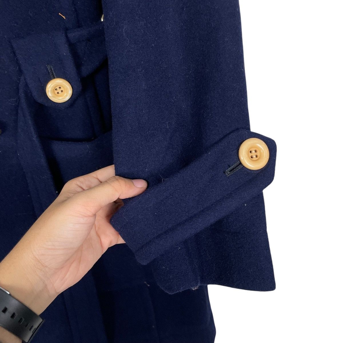 Marc Jacobs Marc By Marc Jacobs Double Breasted Wool Coat Size XS / US 0-2 / IT 36-38 - 14 Thumbnail