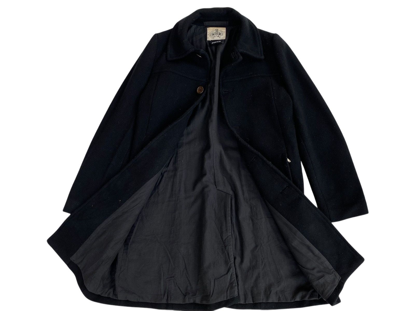 Zucca Wool Long Jacket By Issey Miyake