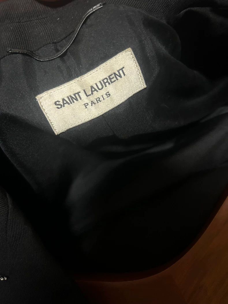 Yves Saint Laurent saint laurent 16 FW Rhinestone Sword Collar Suit 2501-Nexta Size 46R - 5 Thumbnail