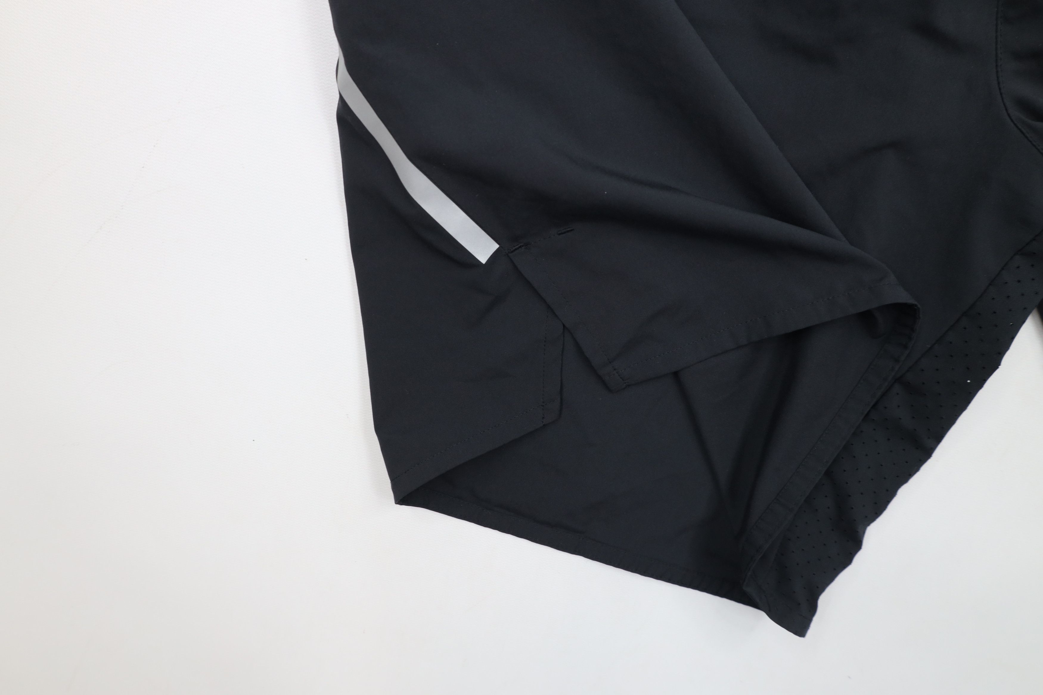 Nike × Vintage Nike Reflective Swoosh Above Knee Lined Running Shorts Size US 36 / EU 52 - 7 Thumbnail