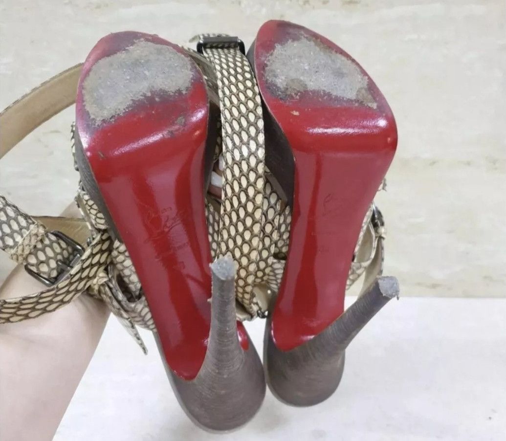 Christian Louboutin Christian Louboutin Platform Sandals Sz.38 Size US 7 / IT 37 - 6 Thumbnail