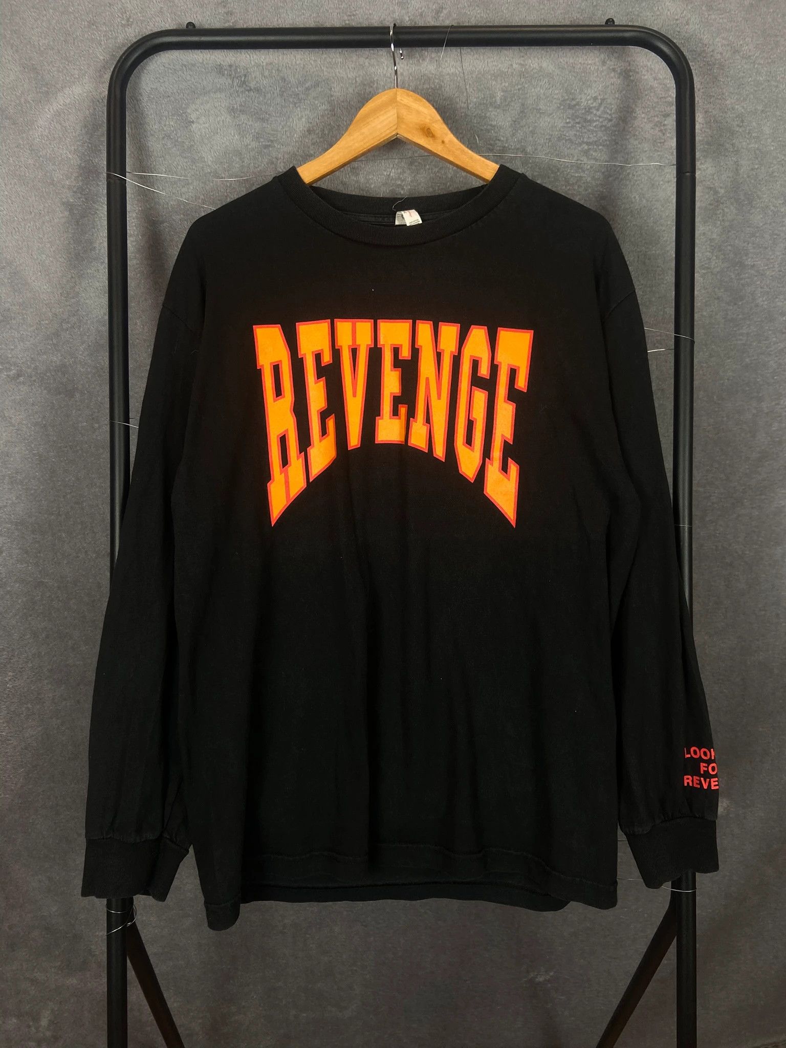Revenge Revenge Long Sleeve Tee – Bold Arch Logo, Size L Size US L / EU 52-54 / 3 - 1 Thumbnail