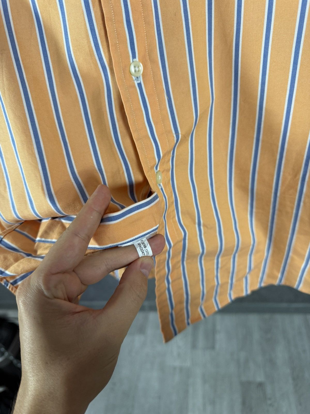 Polo Ralph Lauren Polo Ralph Lauren designer vintage striped shirt Size US XL / EU 56 / 4 - 4 Thumbnail