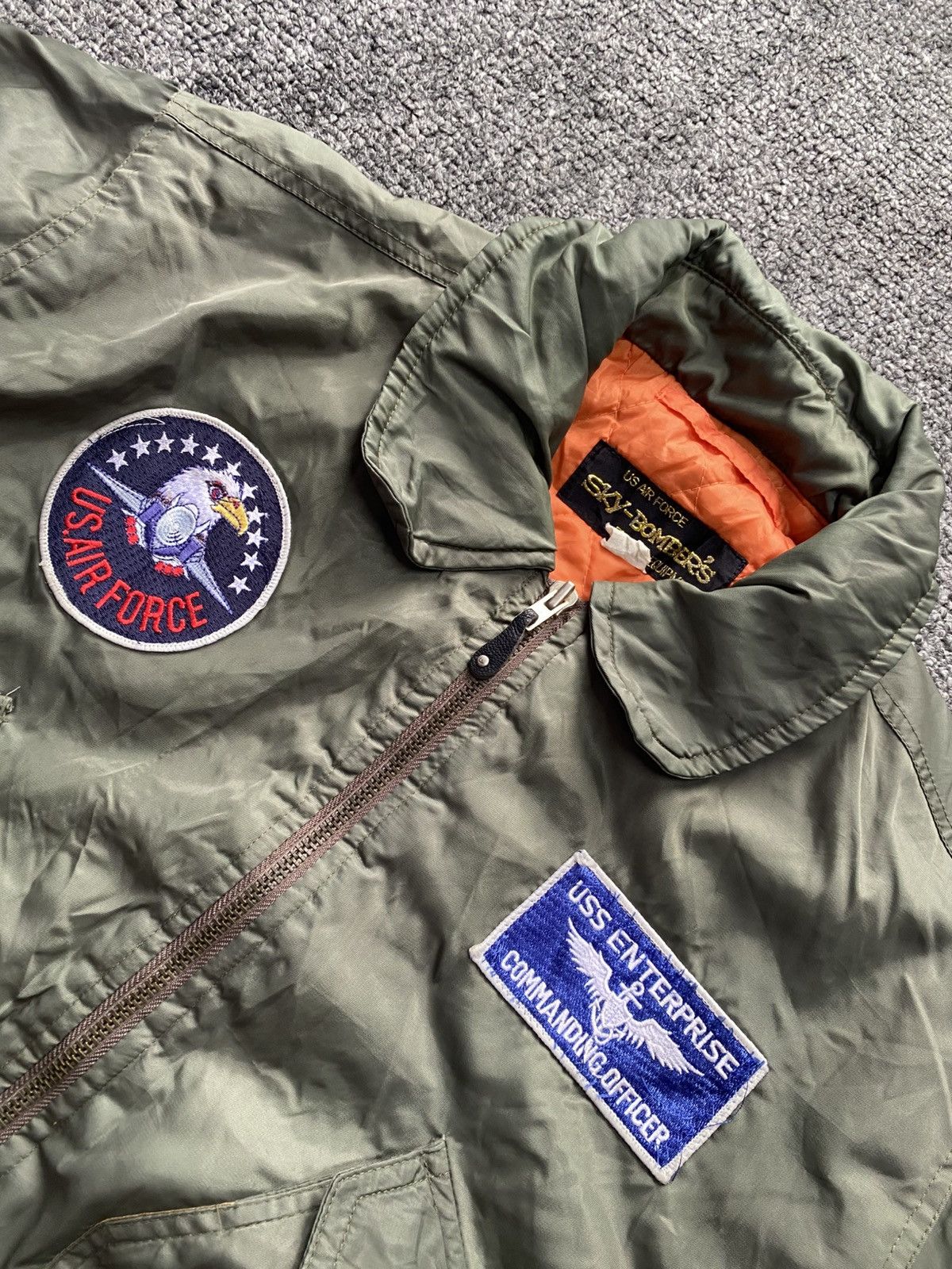 Other CWU-45/P flight jacket featuring custom "US Air Force Size US XL / EU 56 / 4 - 2 Thumbnail